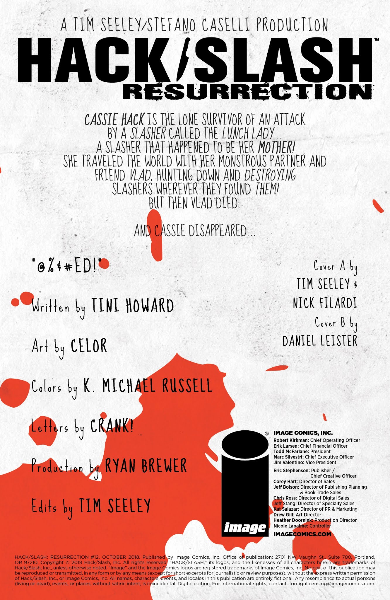 Read online Hack/Slash: Resurrection comic -  Issue #12 - 2