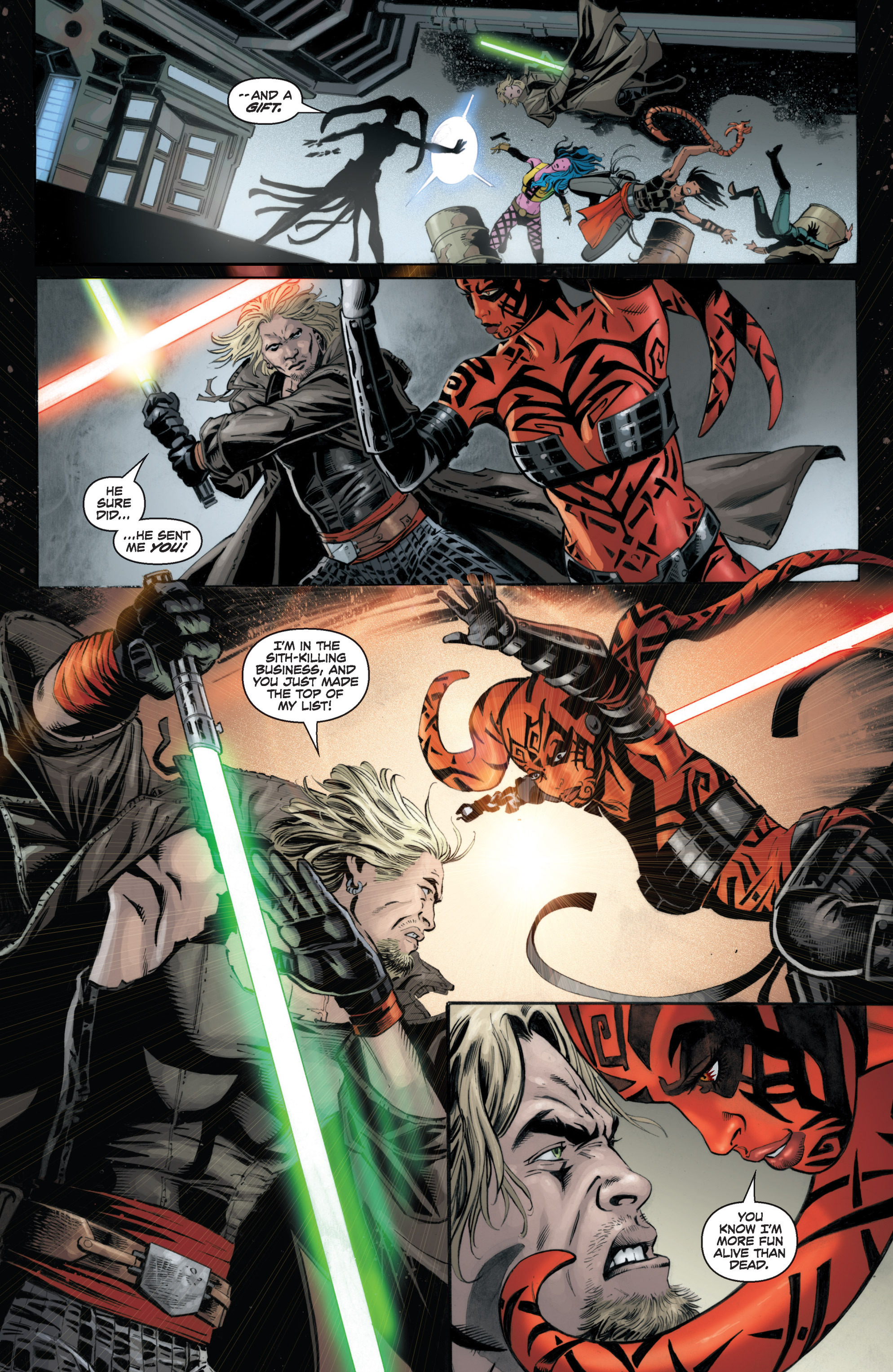 Read online Star Wars: Legacy War comic -  Issue #3 - 12