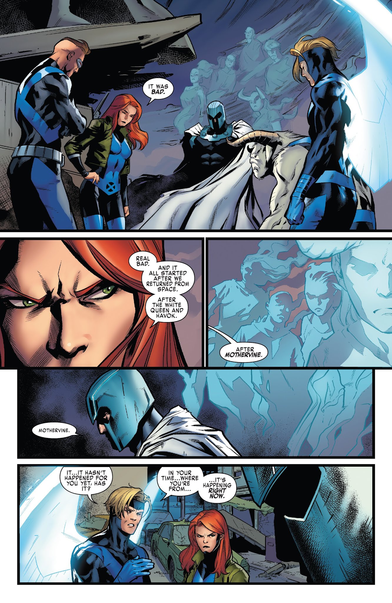 Read online X-Men: Blue comic -  Issue #34 - 6