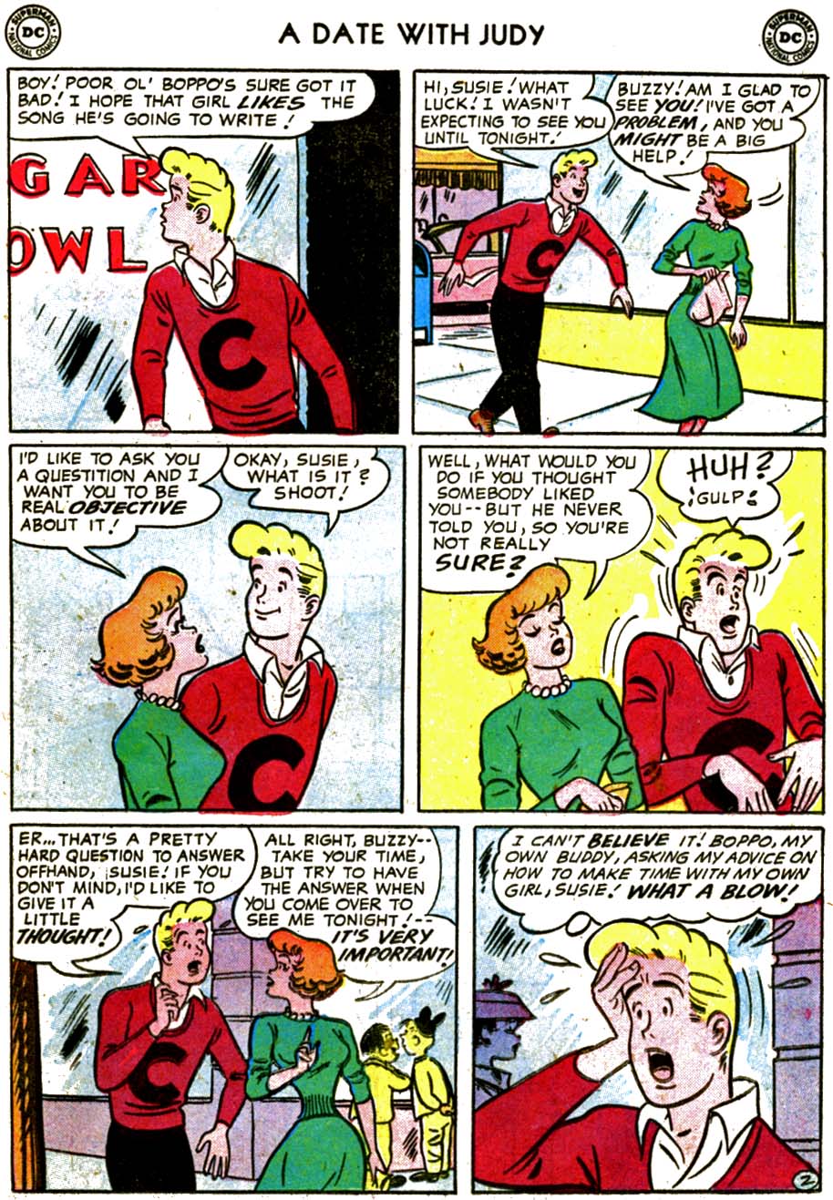 Read online A Date with Judy comic -  Issue #58 - 17