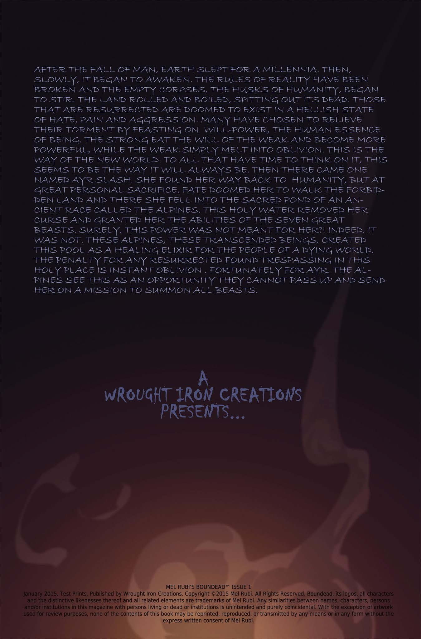 Read online Boundead comic -  Issue #1 - 2