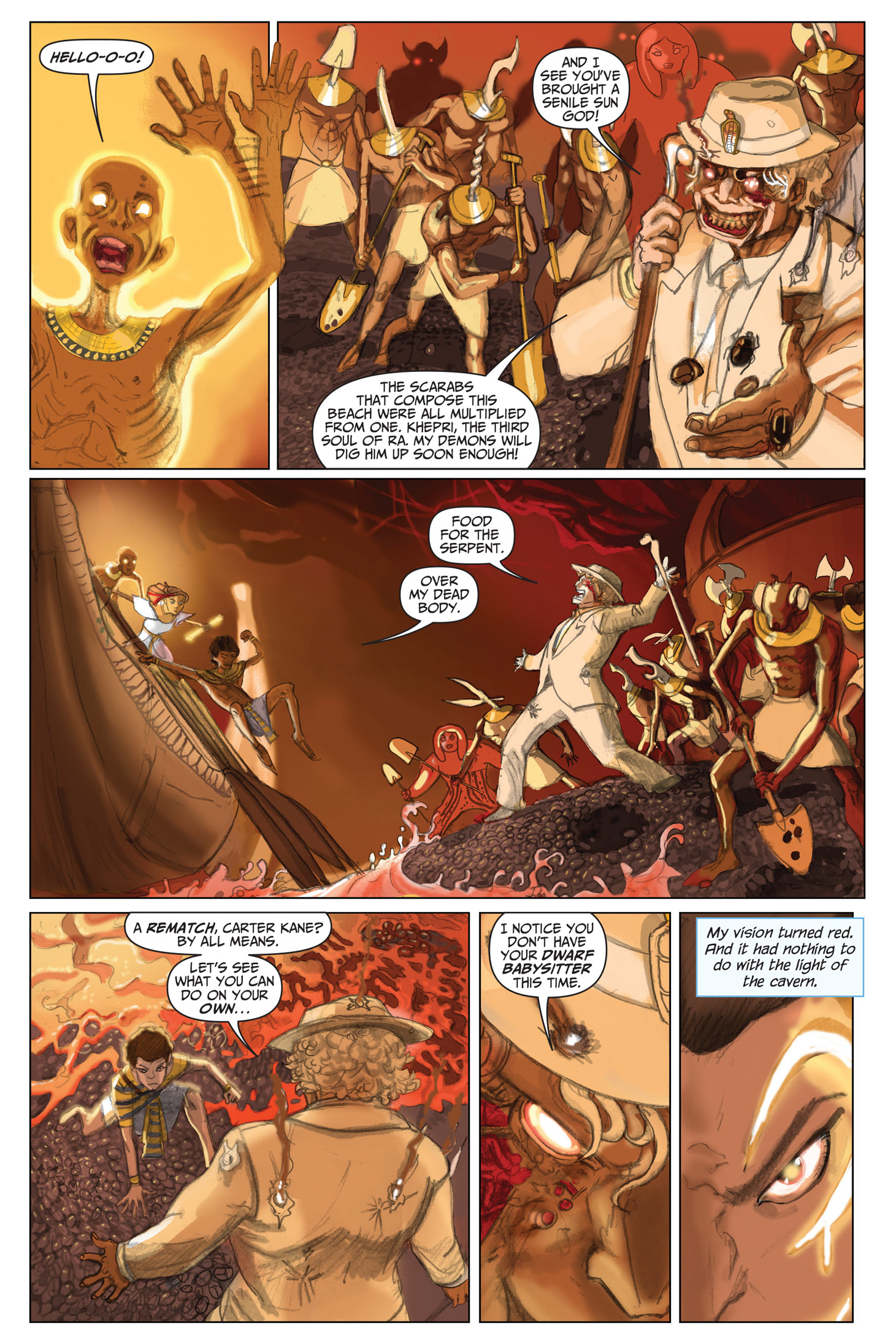 Read online The Kane Chronicles comic -  Issue # TPB 2 - 121