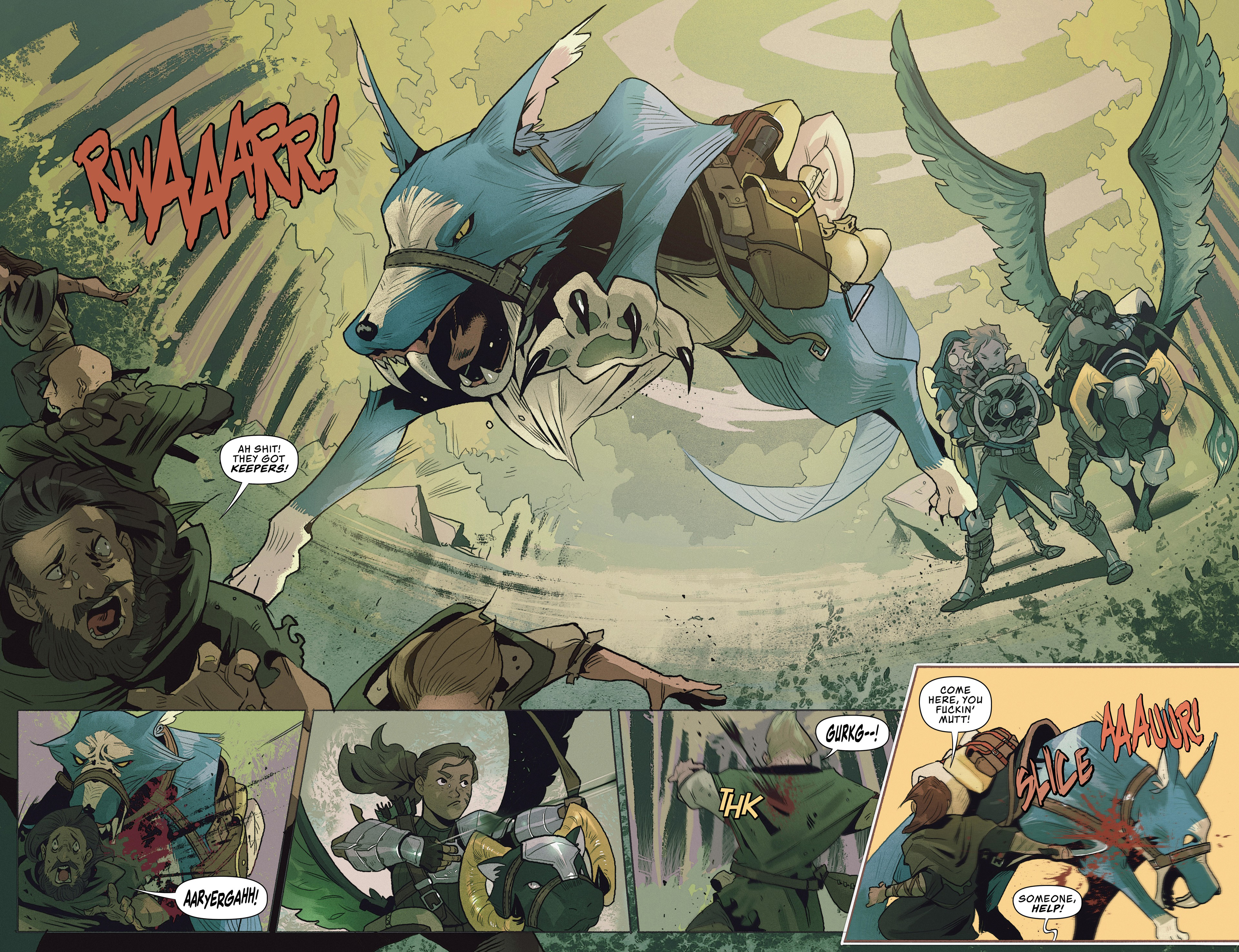 Read online Beastlands: Keepers of the Kingdom comic -  Issue # TPB - 11