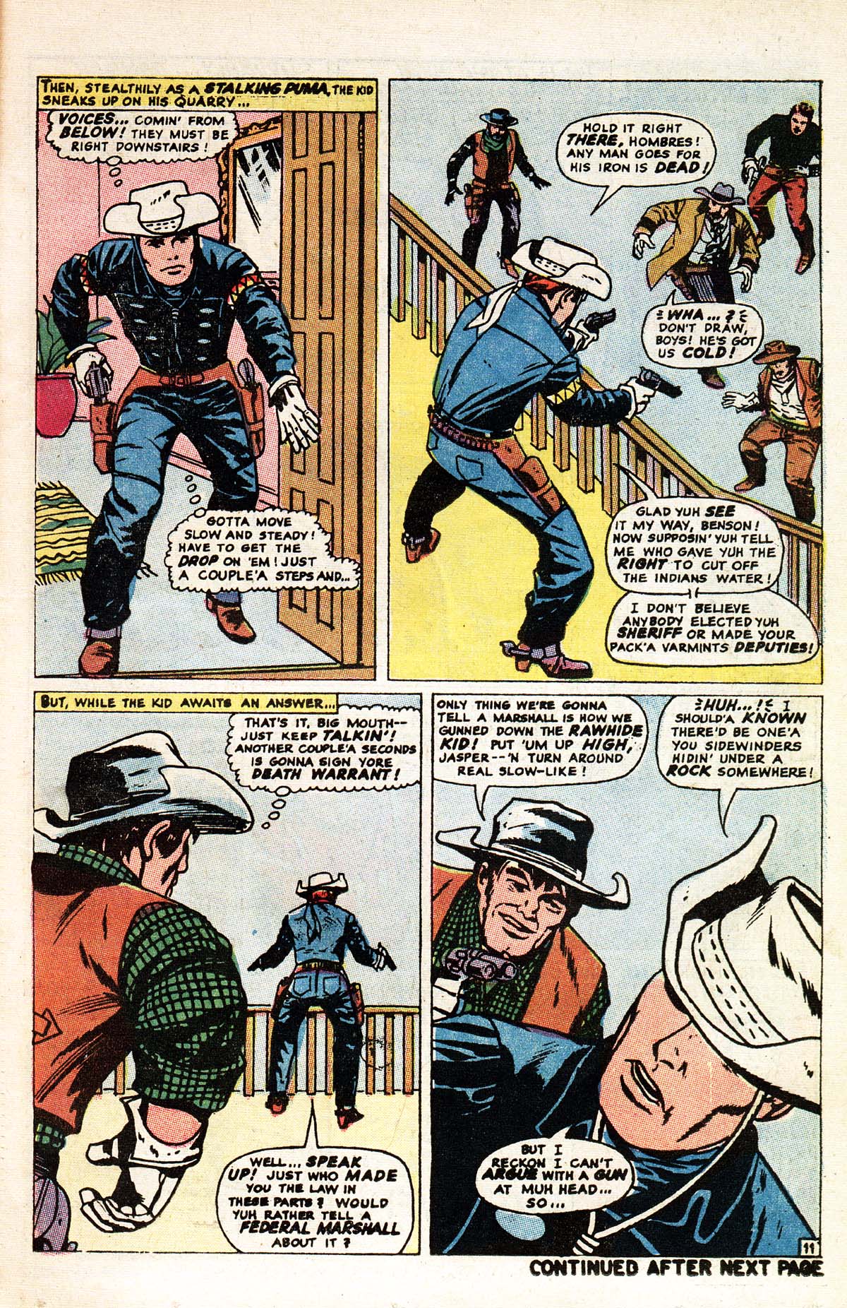 Read online The Mighty Marvel Western comic -  Issue #11 - 12