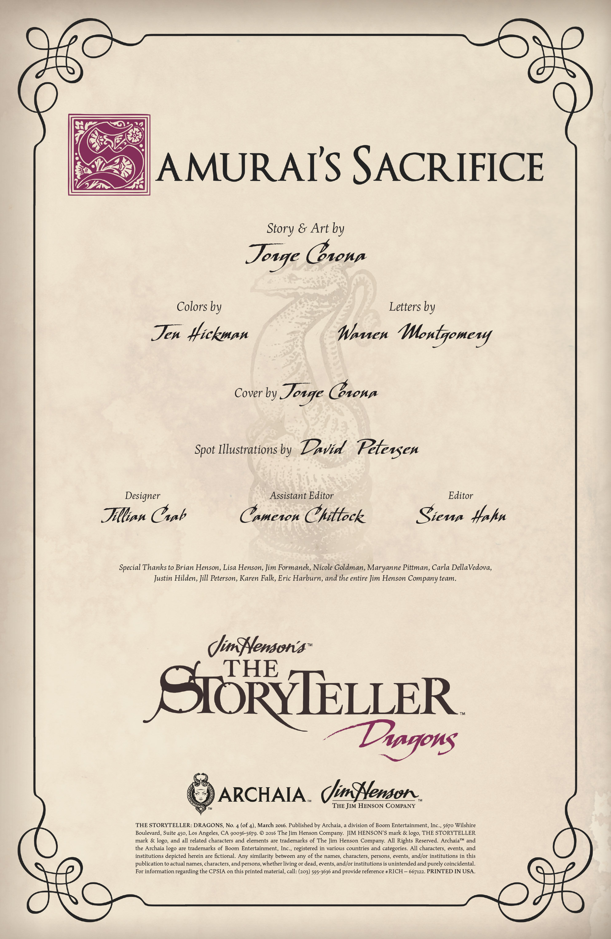Read online The Storyteller: Dragons comic -  Issue #4 - 2