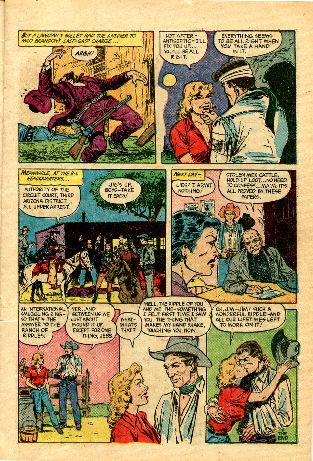 Read online Cowgirl Romances (1950) comic -  Issue #12 - 11