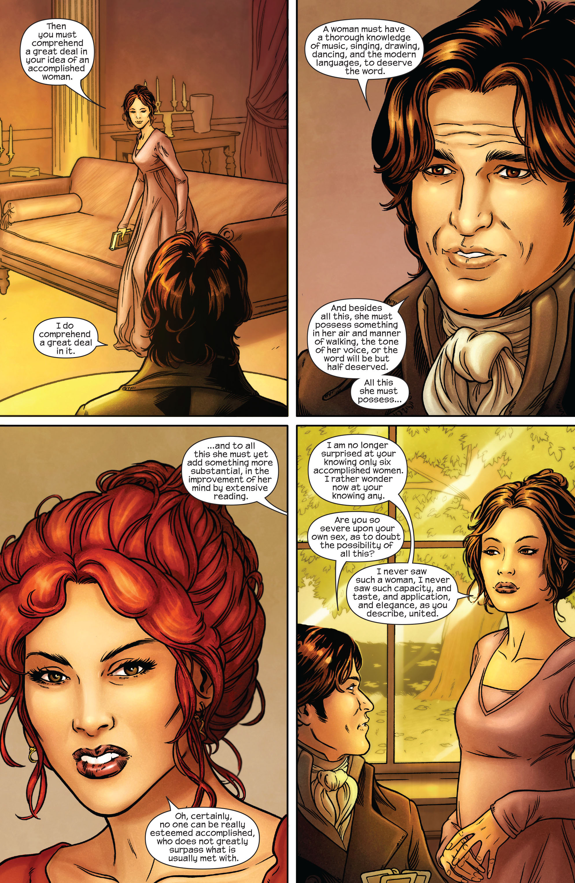Read online Pride & Prejudice (2009) comic -  Issue #1 - 18