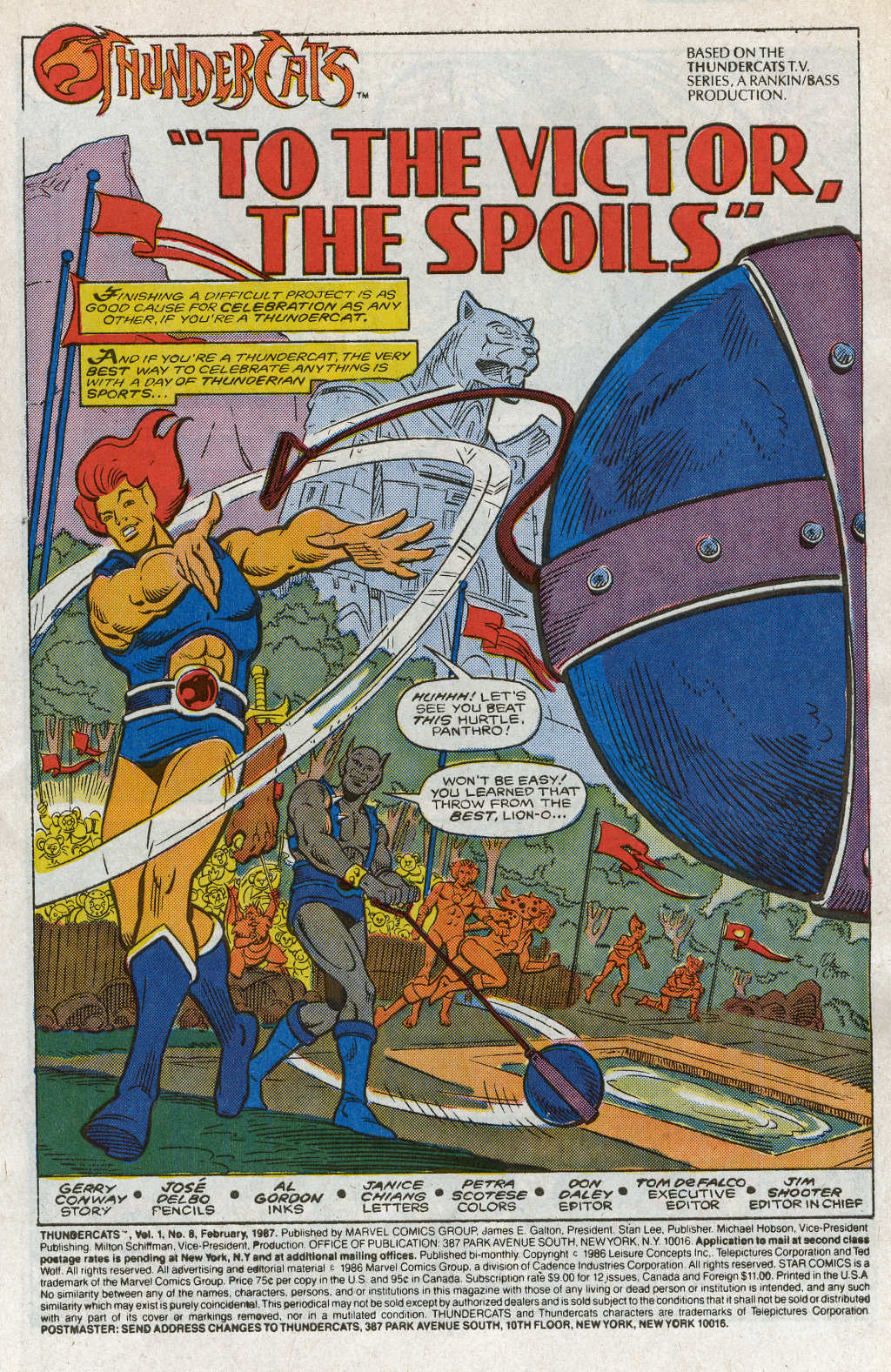 Read online ThunderCats (1985) comic -  Issue #8 - 3