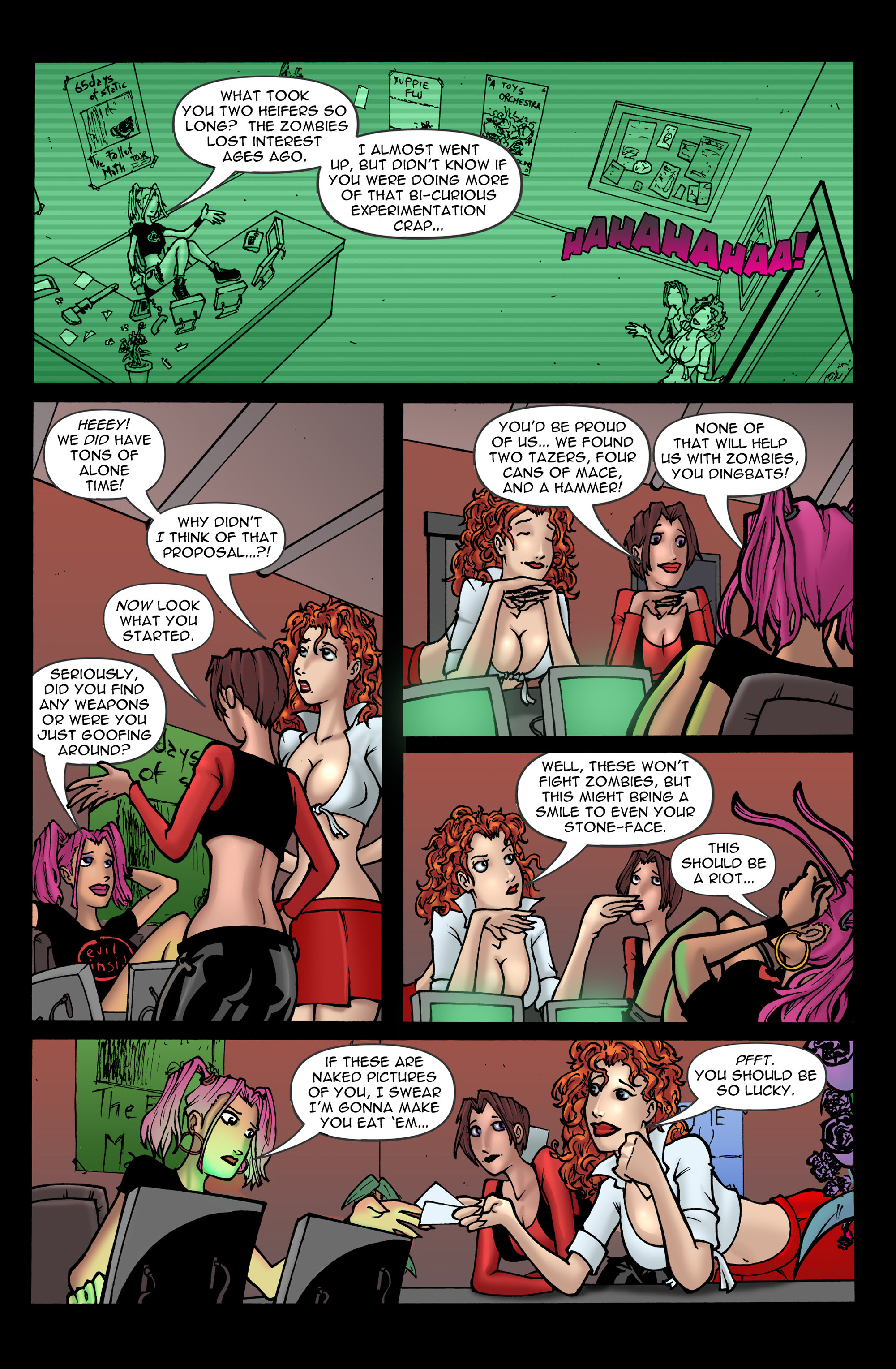 Read online Chaos Campus: Sorority Girls Vs. Zombies comic -  Issue #4 - 11