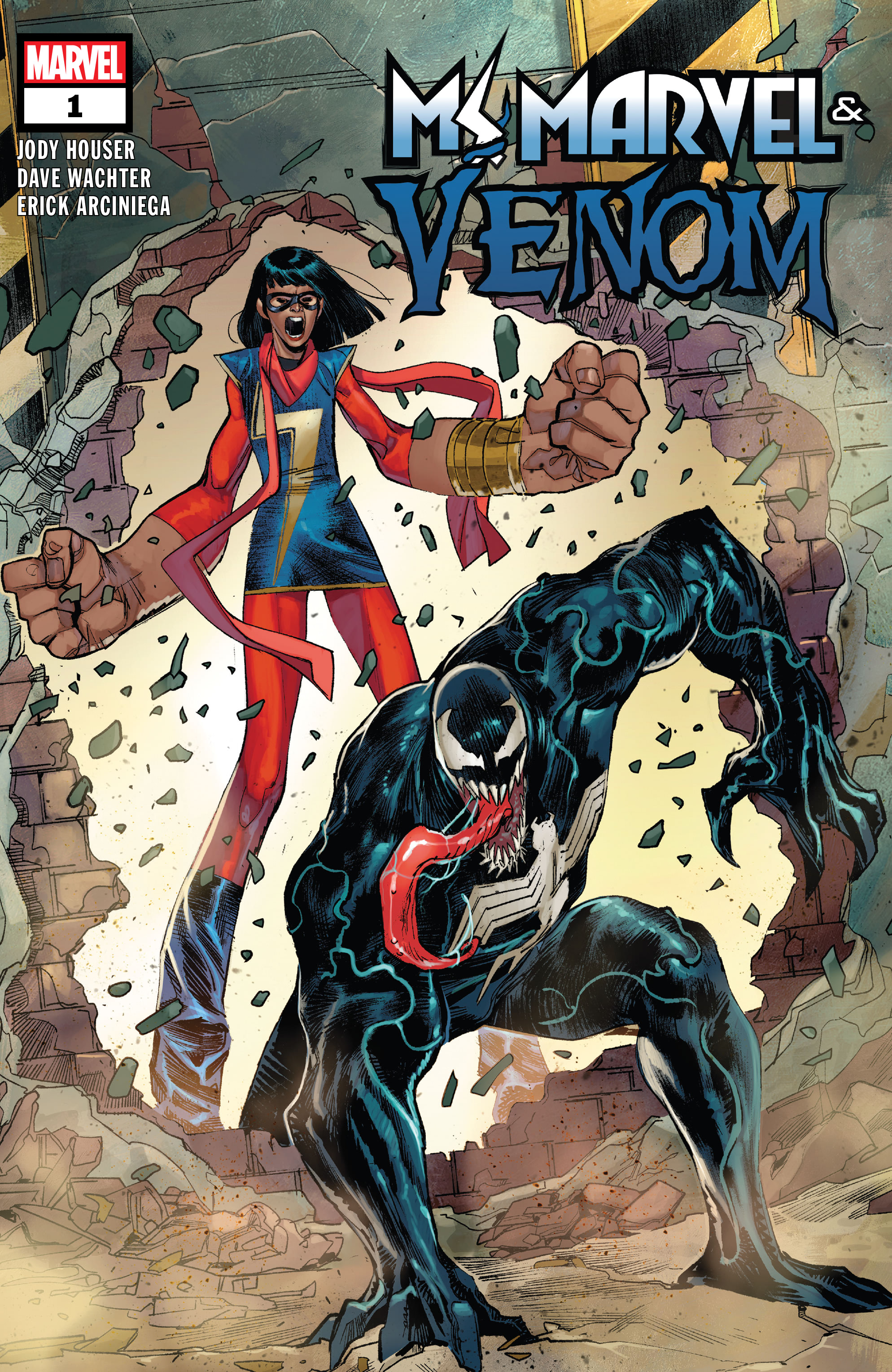 Read online Ms. Marvel & Venom comic -  Issue #1 - 1