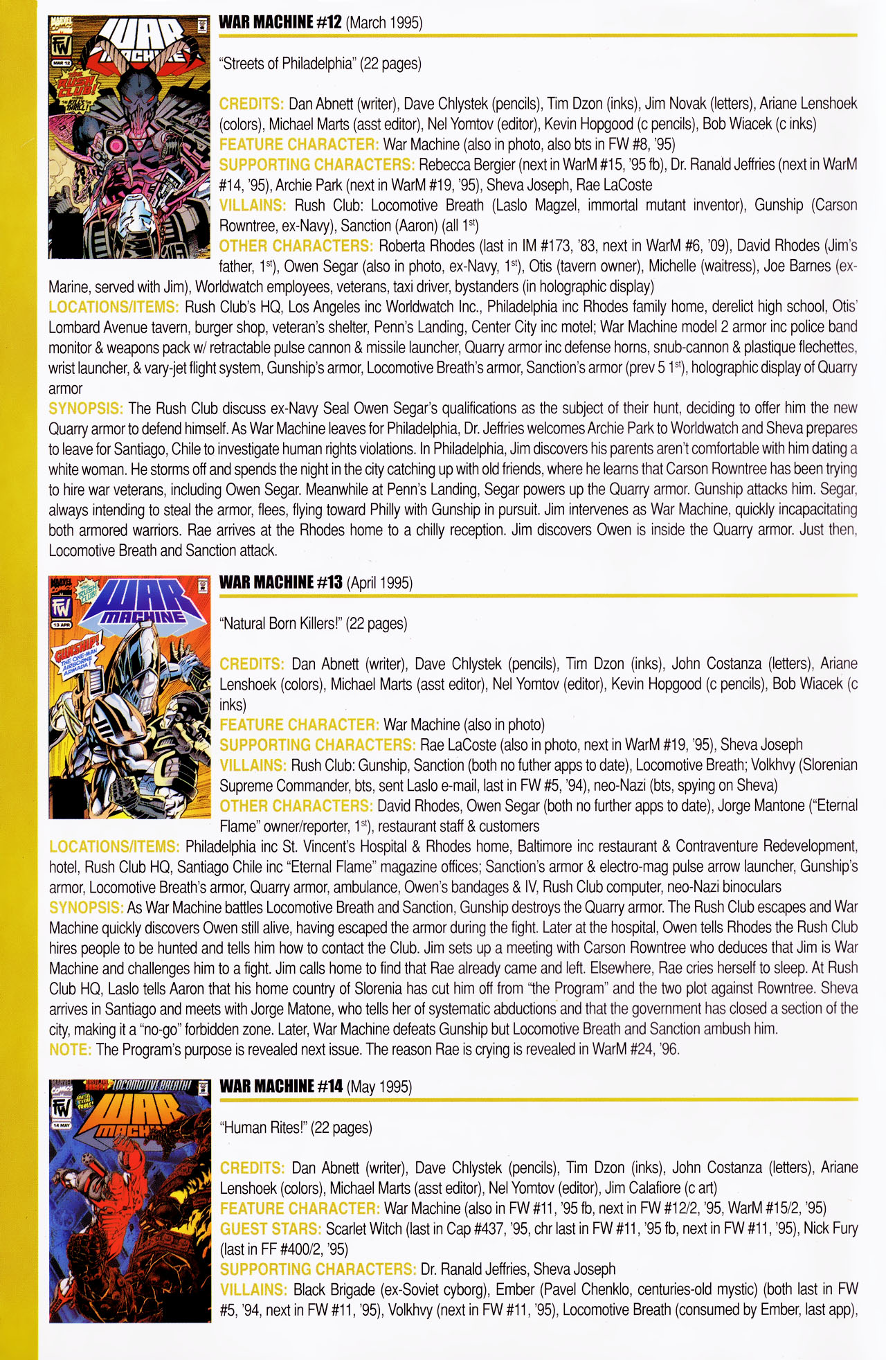 Read online Official Index to the Marvel Universe comic -  Issue #13 - 44