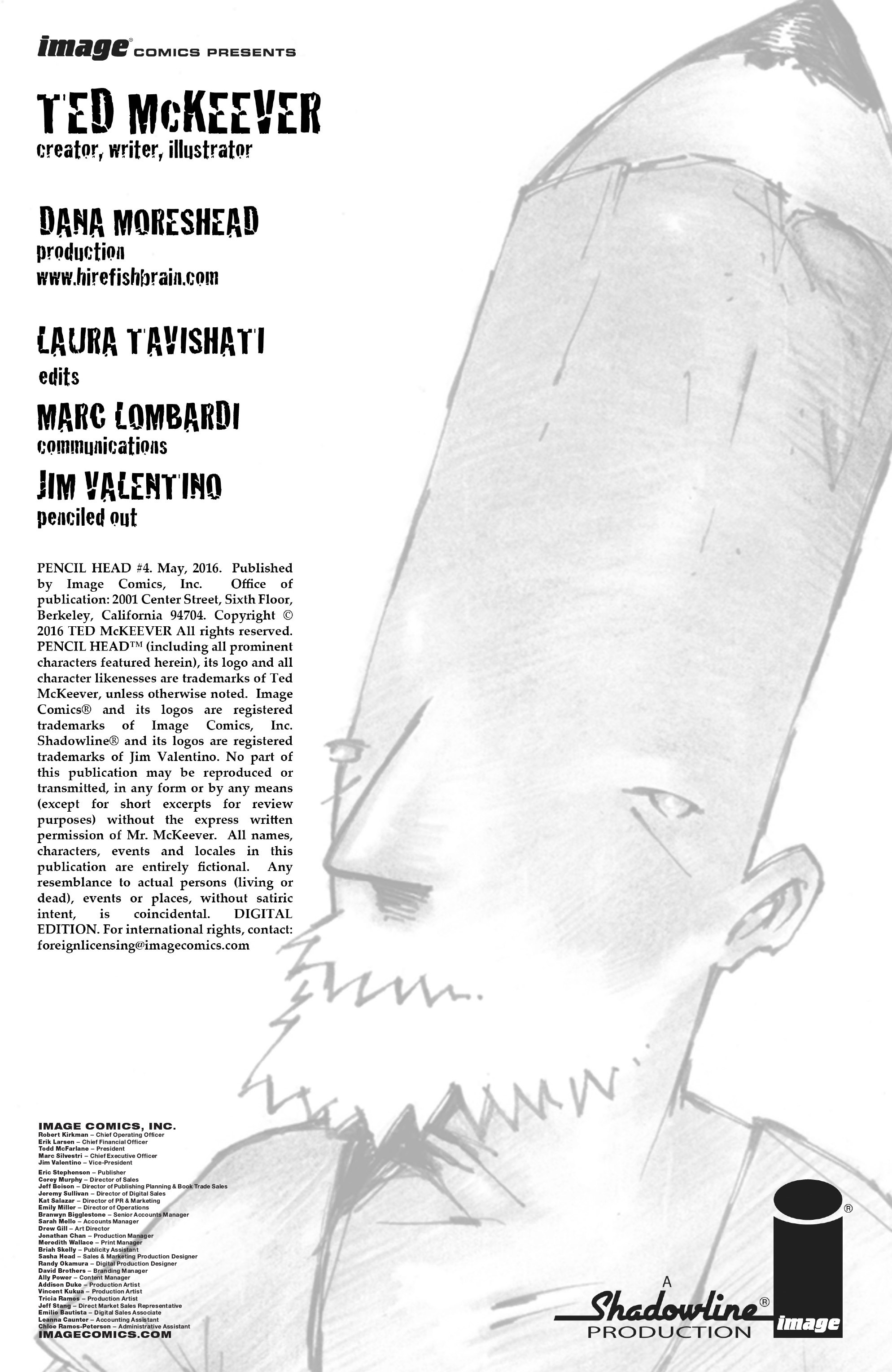 Read online Pencil Head comic -  Issue #4 - 2