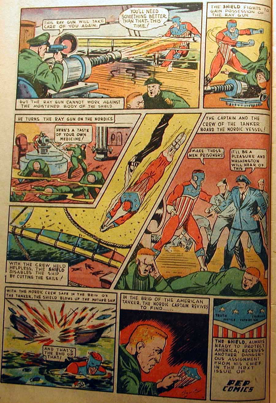 Read online Pep Comics comic -  Issue #2 - 13