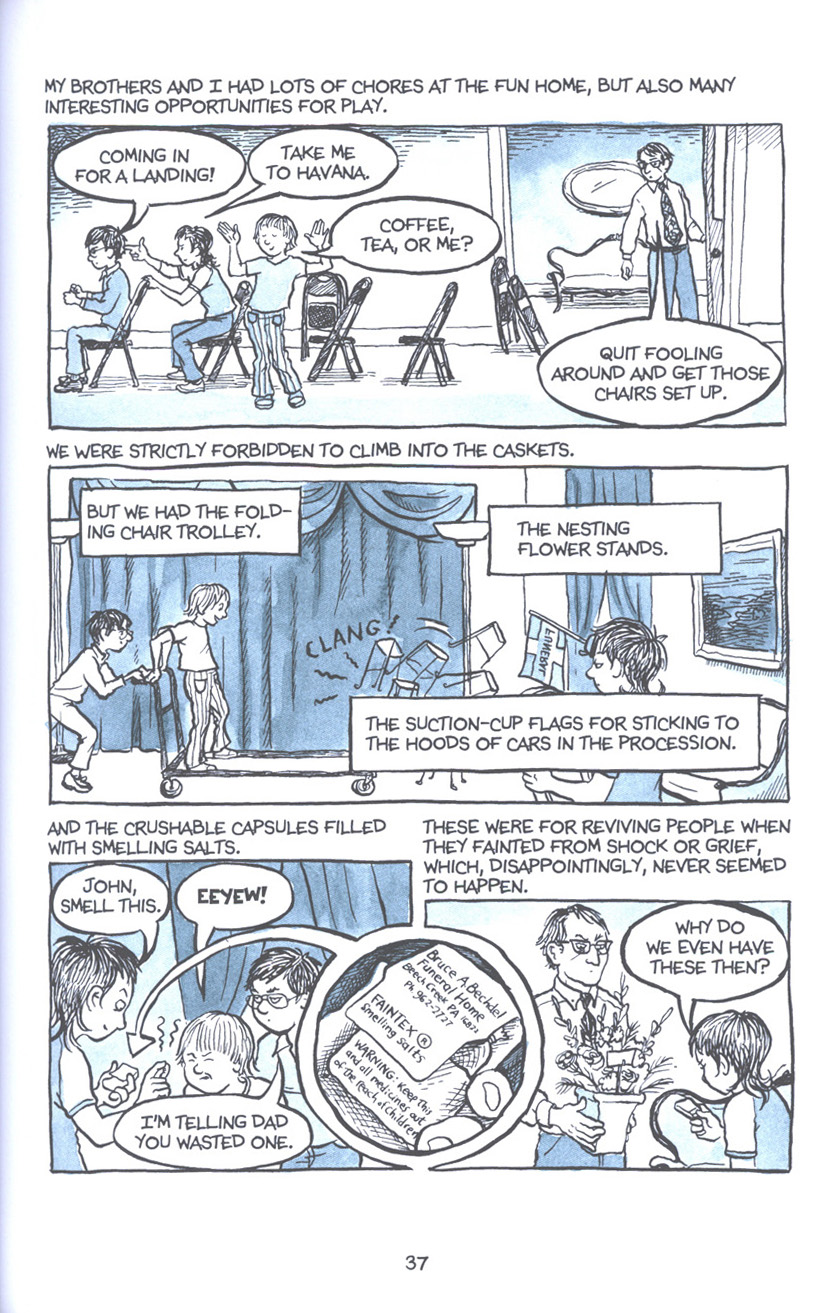 Read online Fun Home: A Family Tragicomic comic -  Issue # TPB - 44