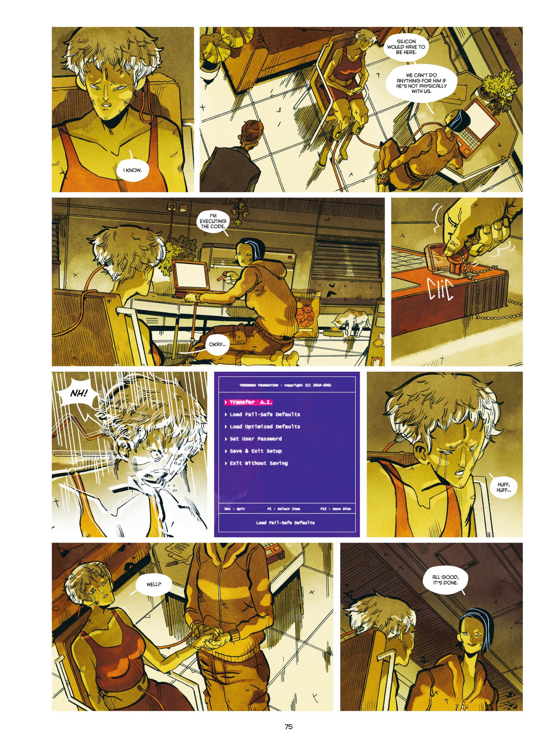 Read online Carbon & Silicon (2020) comic -  Issue # TPB (Part 1) - 74