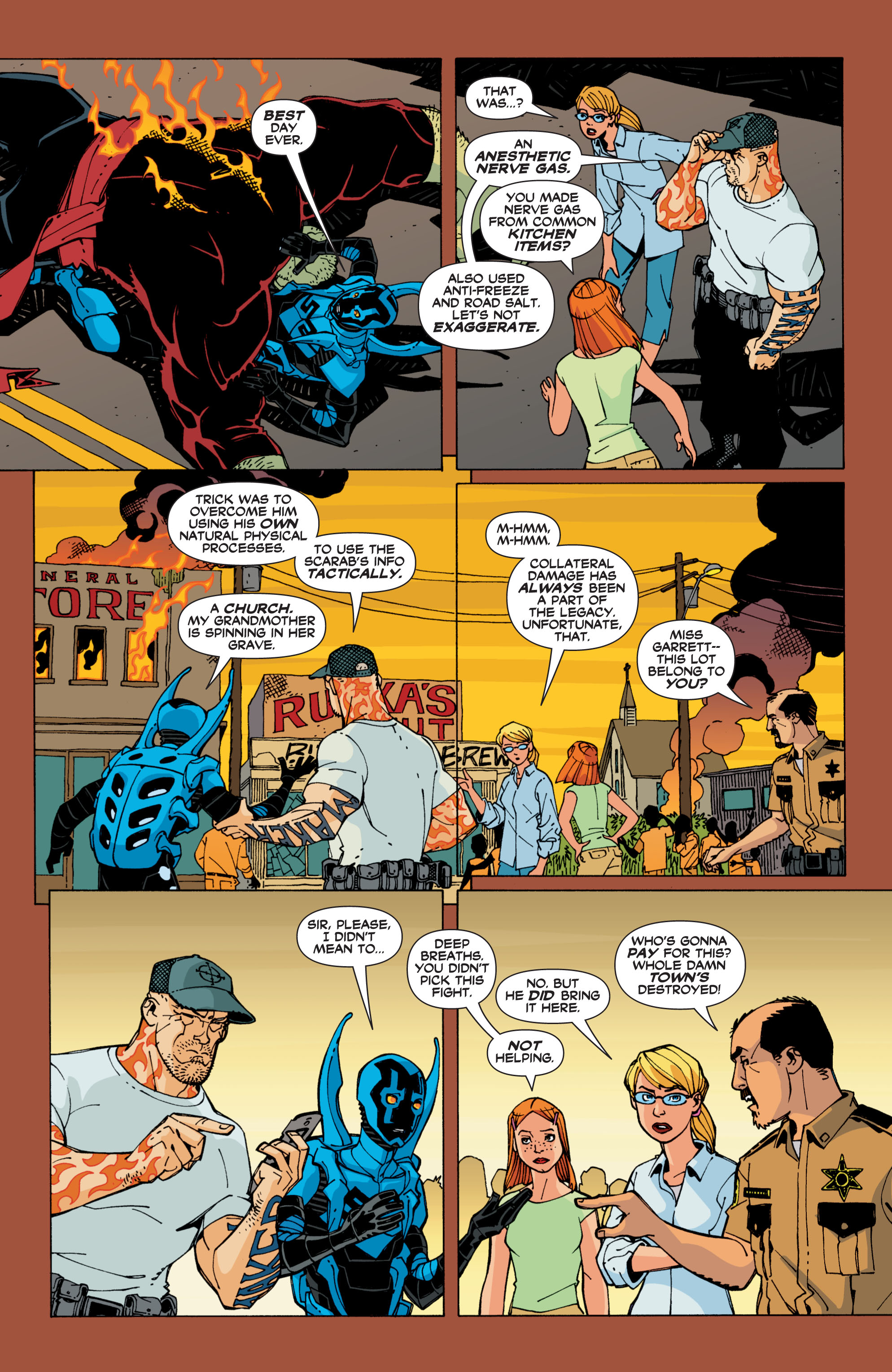 Read online Blue Beetle (2006) comic -  Issue #8 - 22