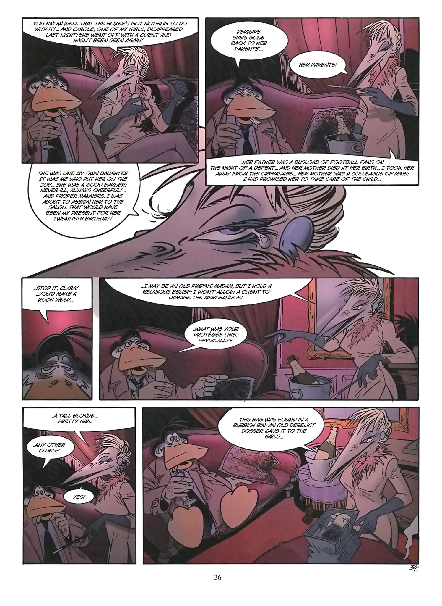 Read online Une enquête de l'inspecteur Canardo comic -  Issue #9 - 37