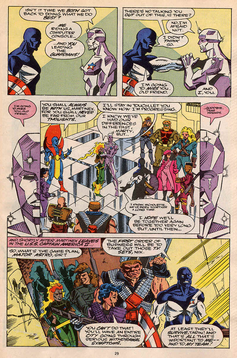 Read online Guardians of the Galaxy (1990) comic -  Issue #17 - 22