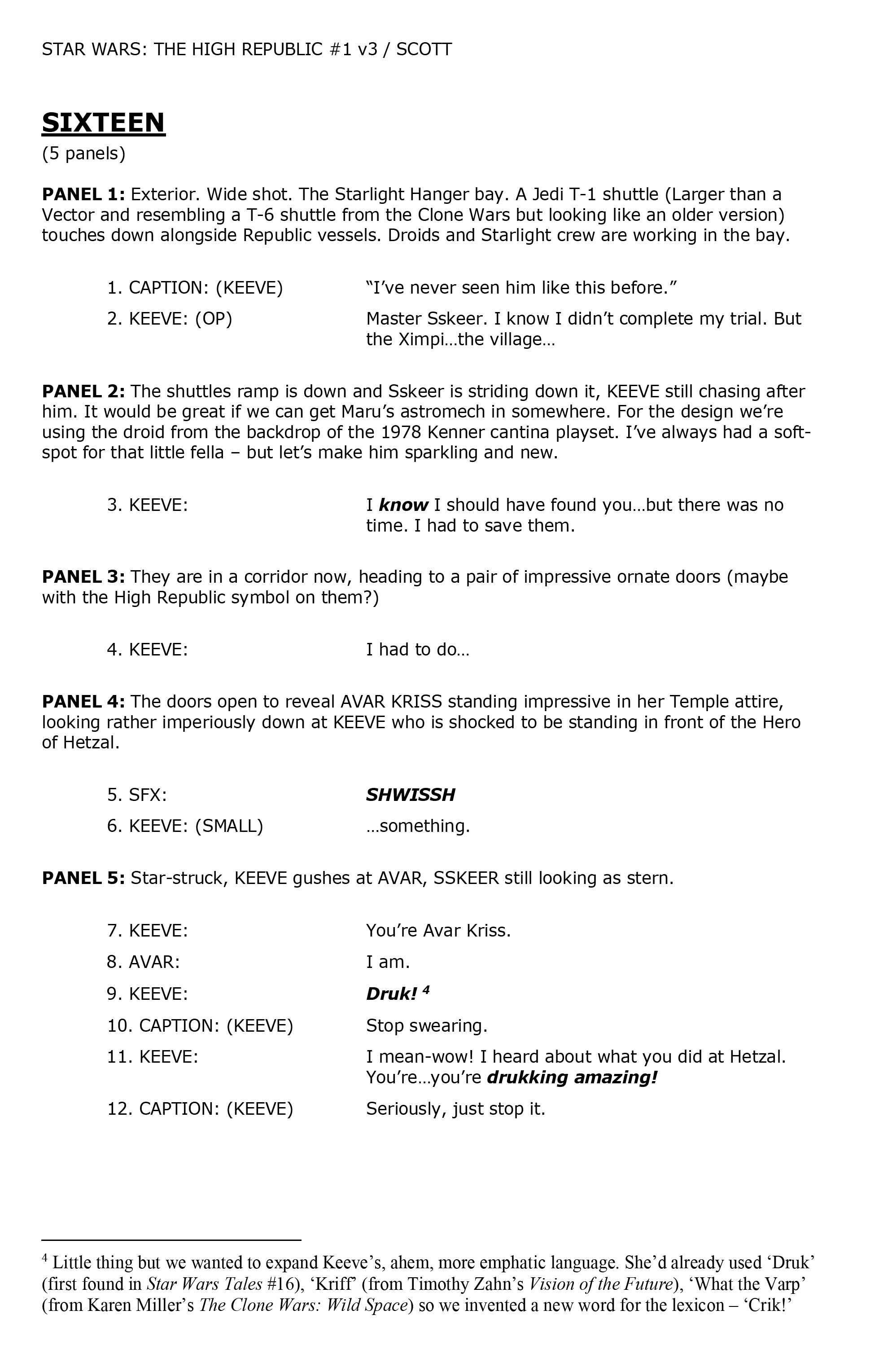 Read online Star Wars: The High Republic Behind-the-Scenes Exclusive comic -  Issue # Full - 35