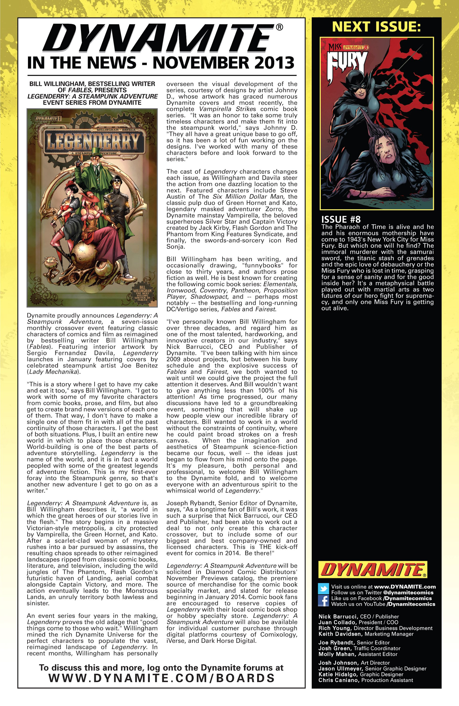 Read online Miss Fury (2011) comic -  Issue #7 - 26