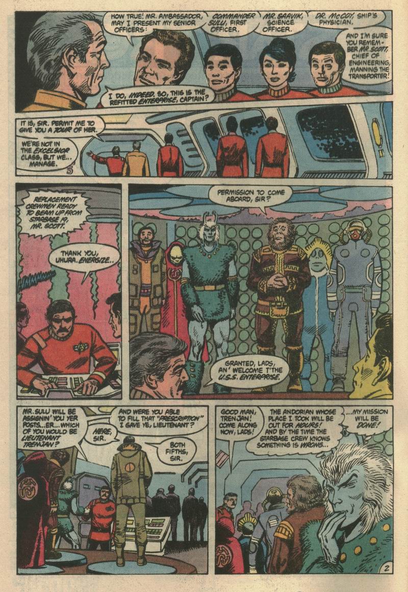 Read online Star Trek (1984) comic -  Issue #6 - 3