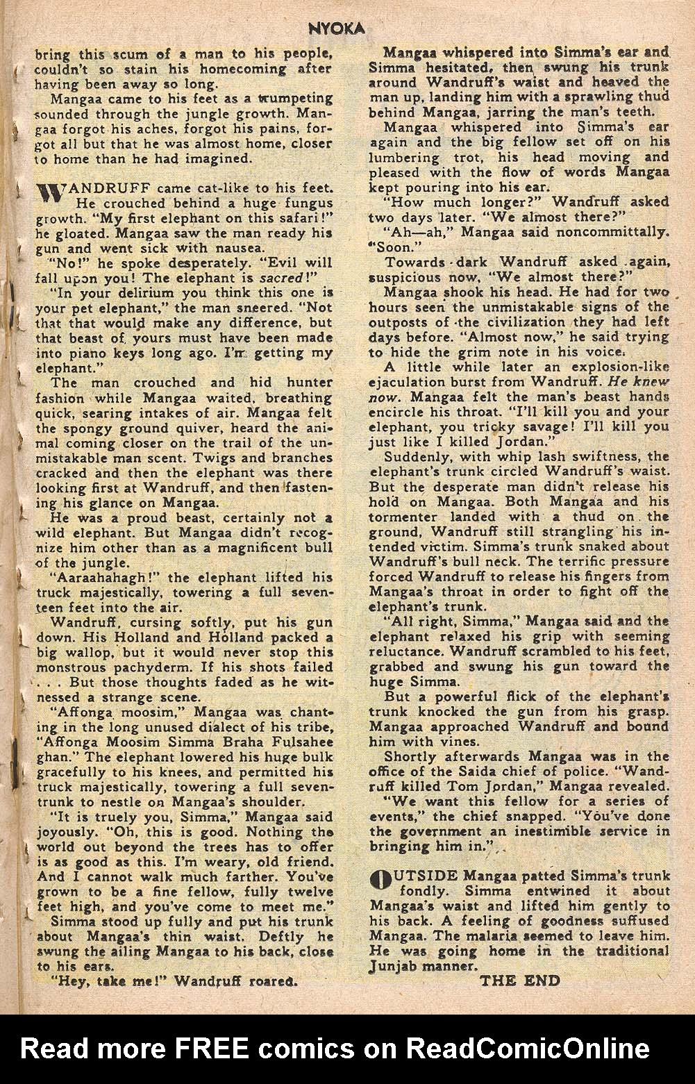 Read online Nyoka the Jungle Girl (1955) comic -  Issue #18 - 19