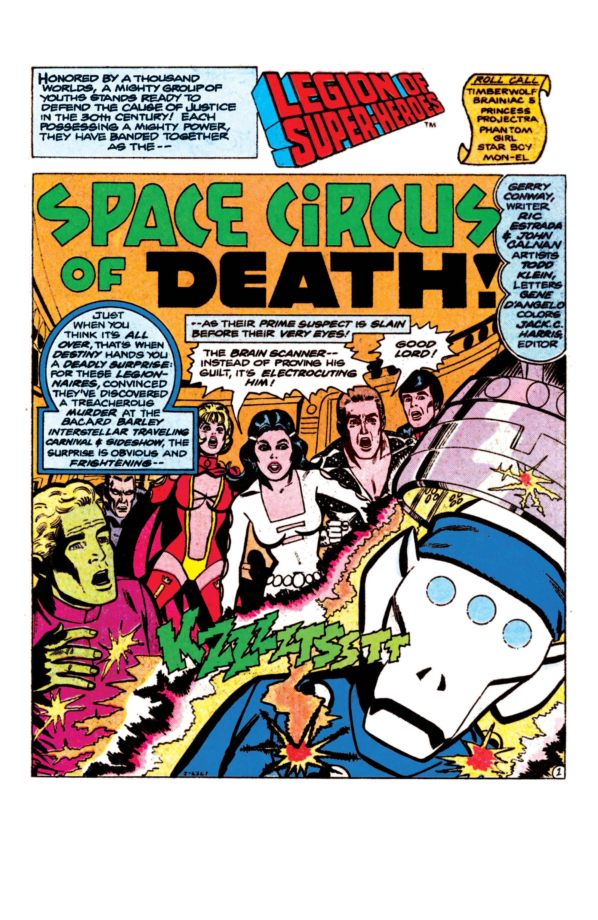 Read online Legion of Super-Heroes (1980) comic -  Issue #261 - 2