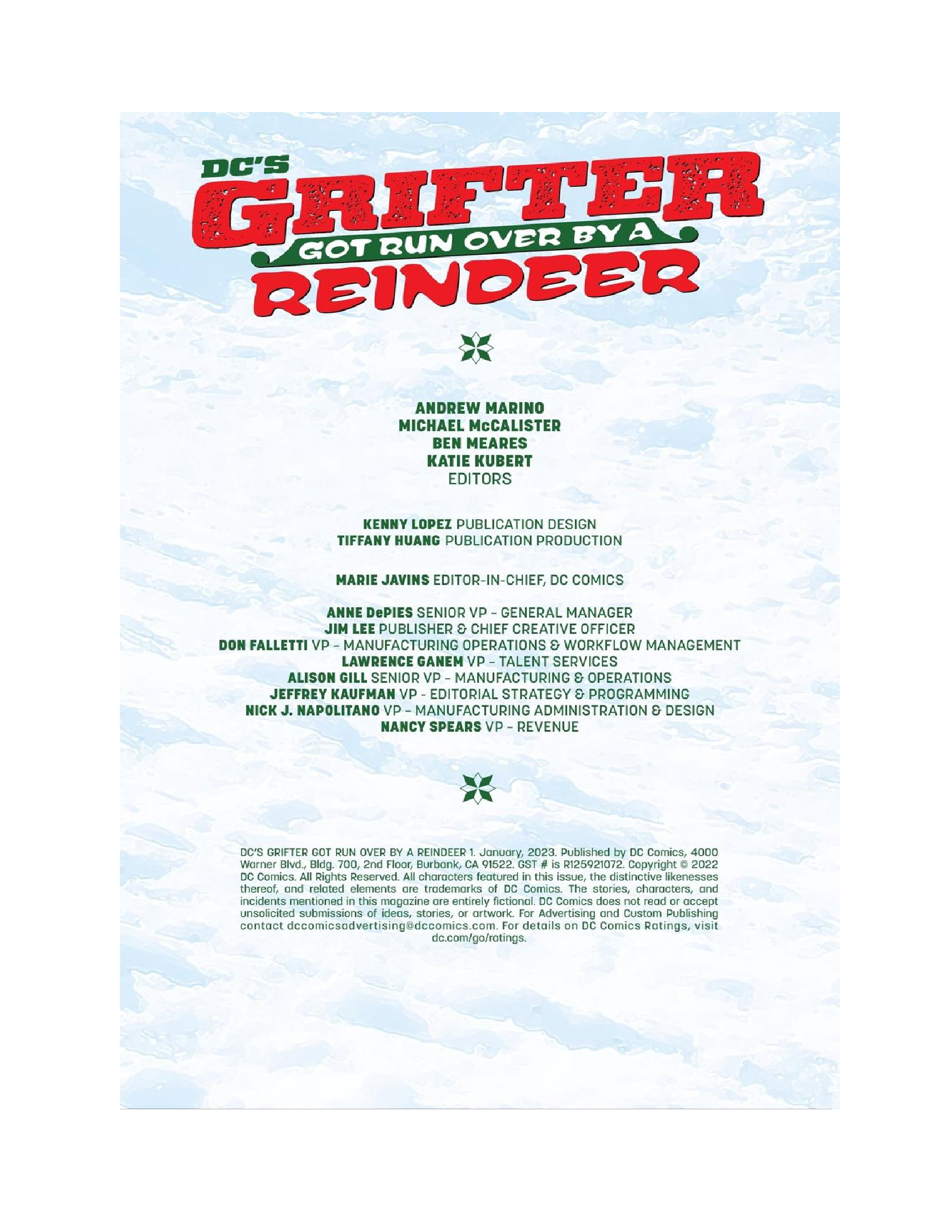 Read online DC's Grifter Got Run Over by a Reindeer comic -  Issue # Full - 82