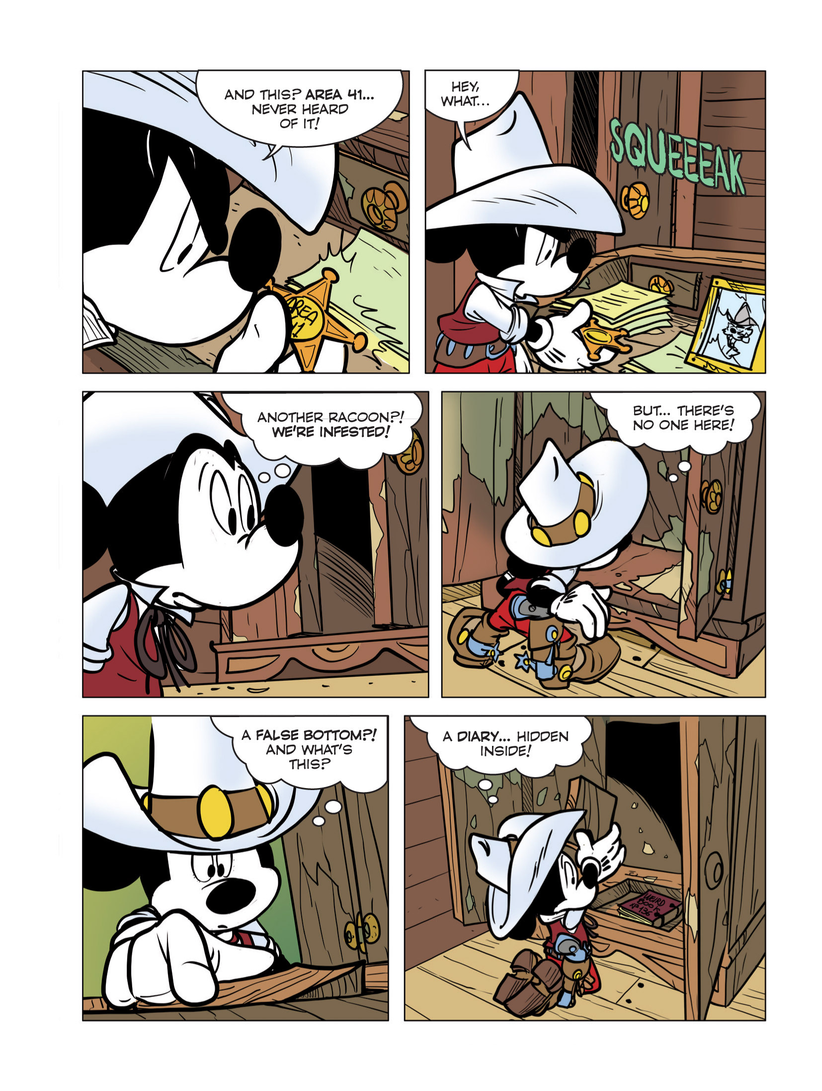 Read online Weird West Mickey: The Trick of Memory Lost comic -  Issue # Full - 10