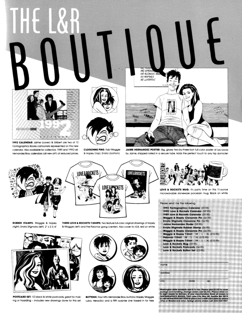 Read online Love and Rockets (1982) comic -  Issue #37 - 35