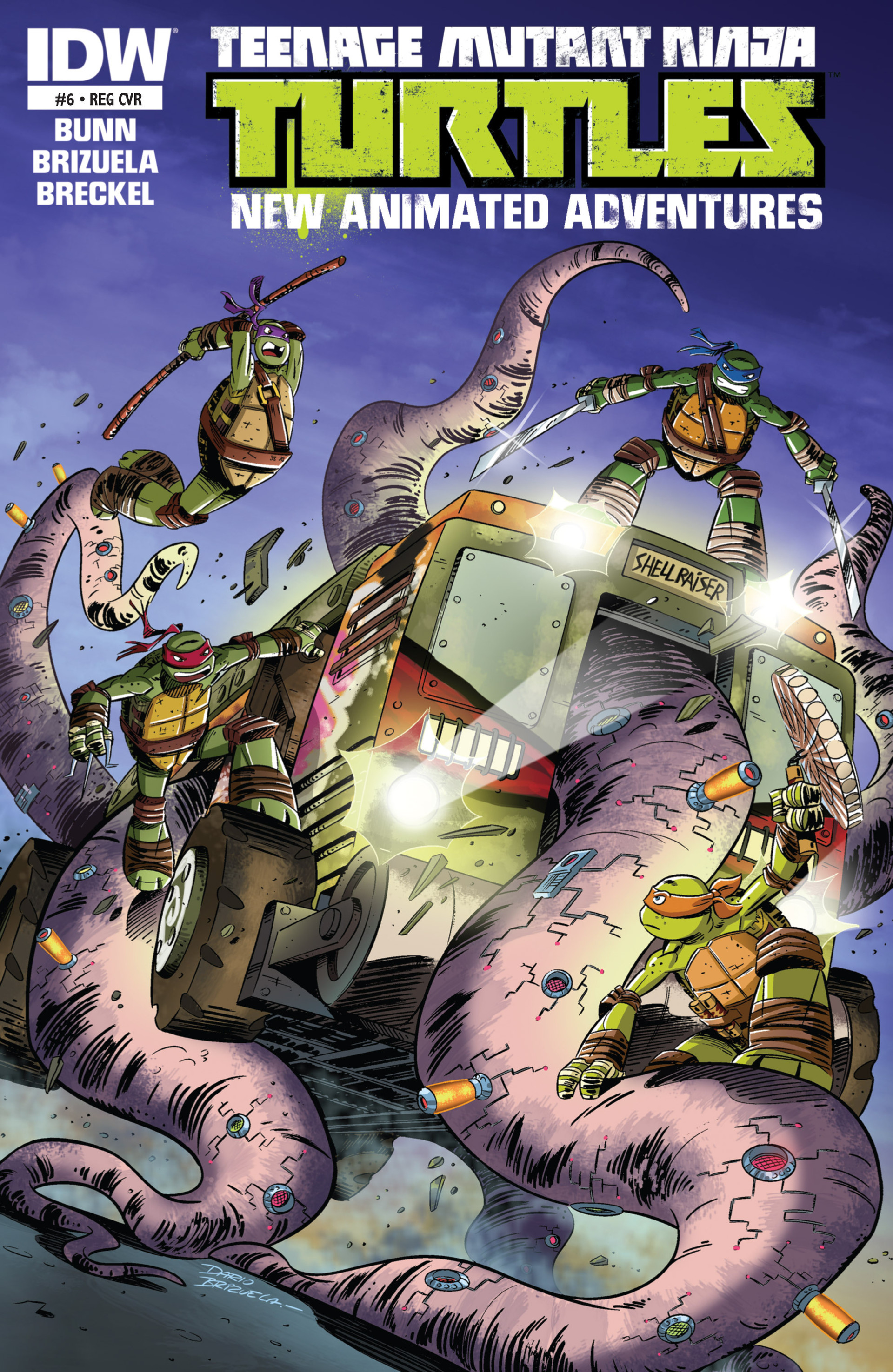 Read online Teenage Mutant Ninja Turtles New Animated Adventures comic -  Issue #6 - 1