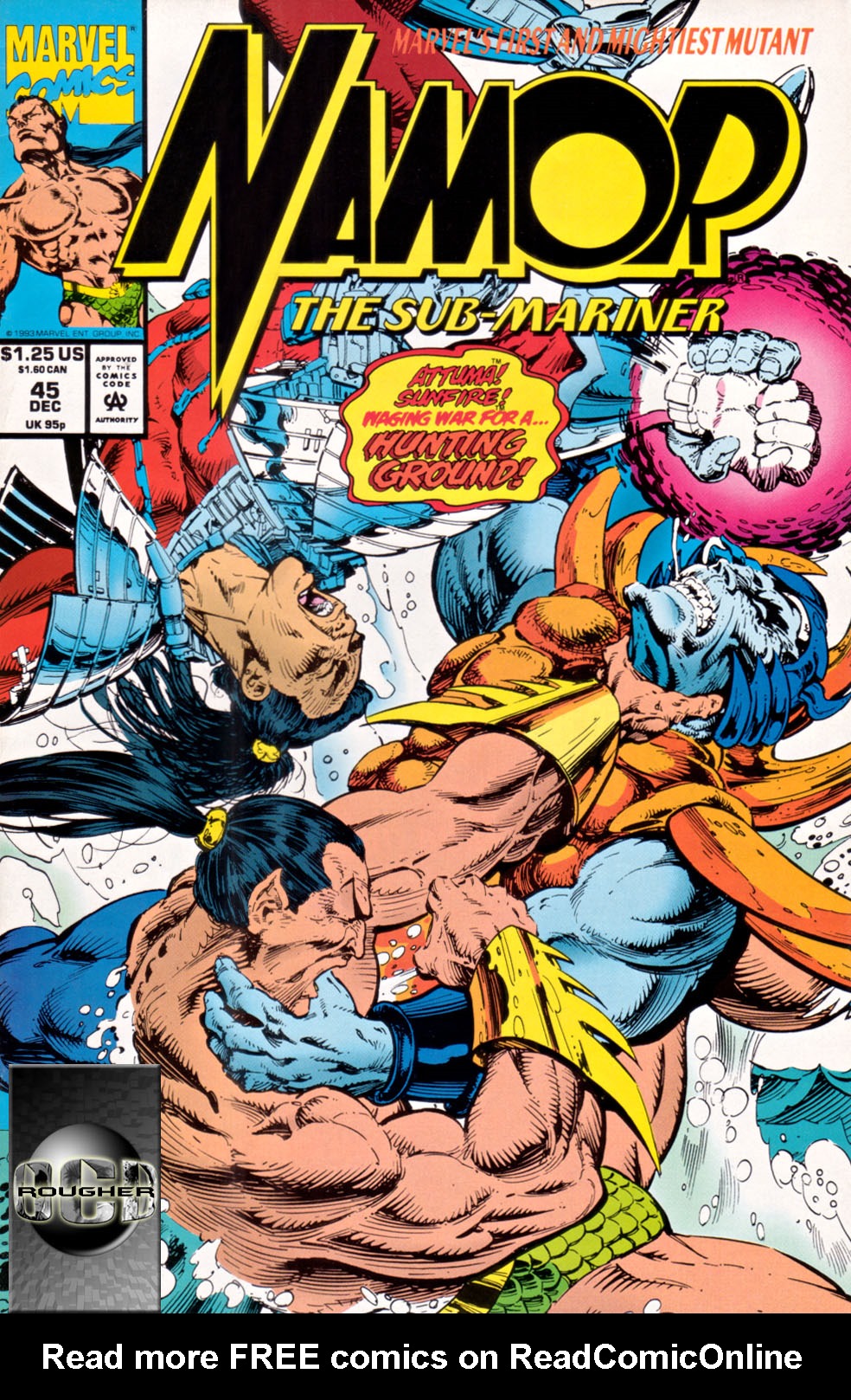 Read online Namor, The Sub-Mariner comic -  Issue #45 - 1