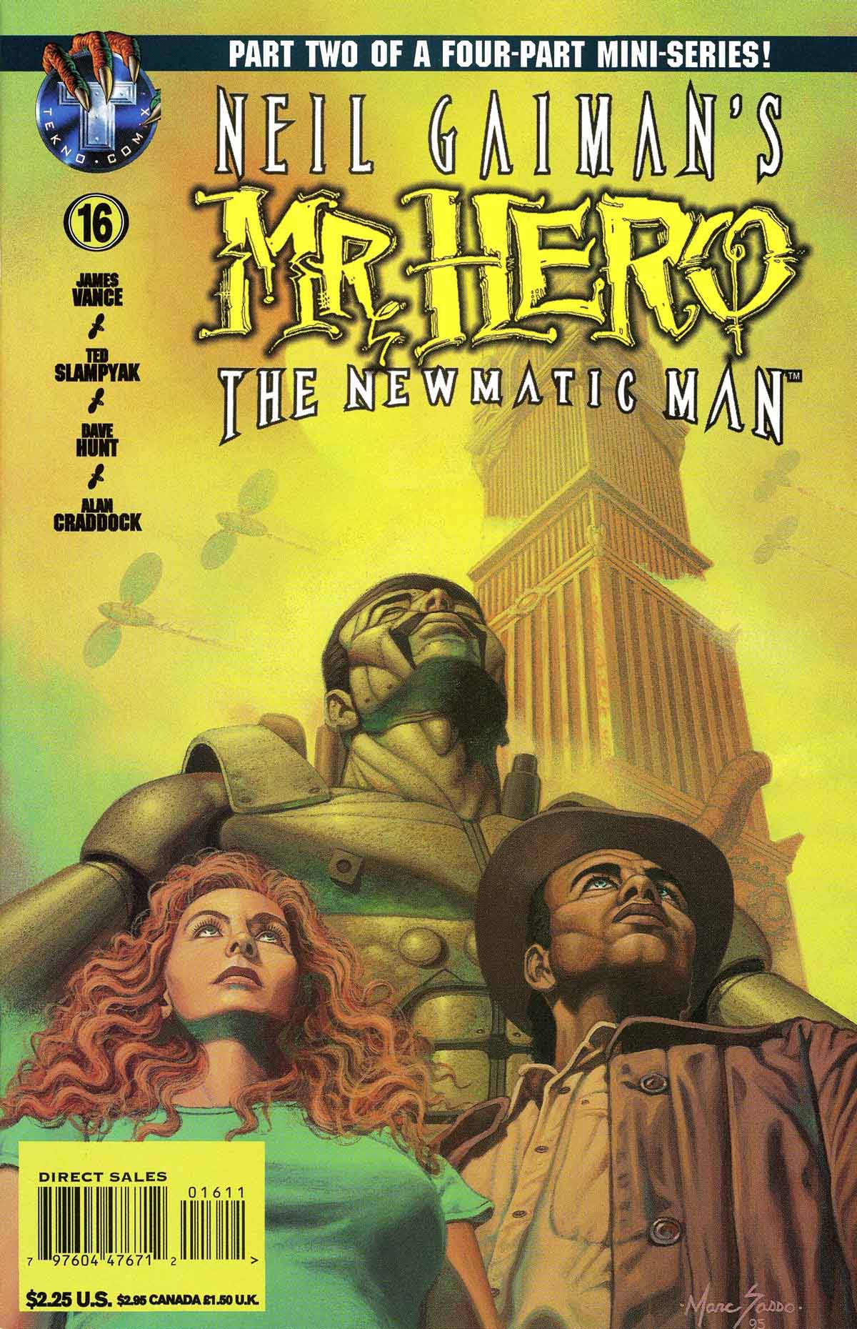 Read online Neil Gaiman's Mr. Hero - The Newmatic Man (1995) comic -  Issue #16 - 1