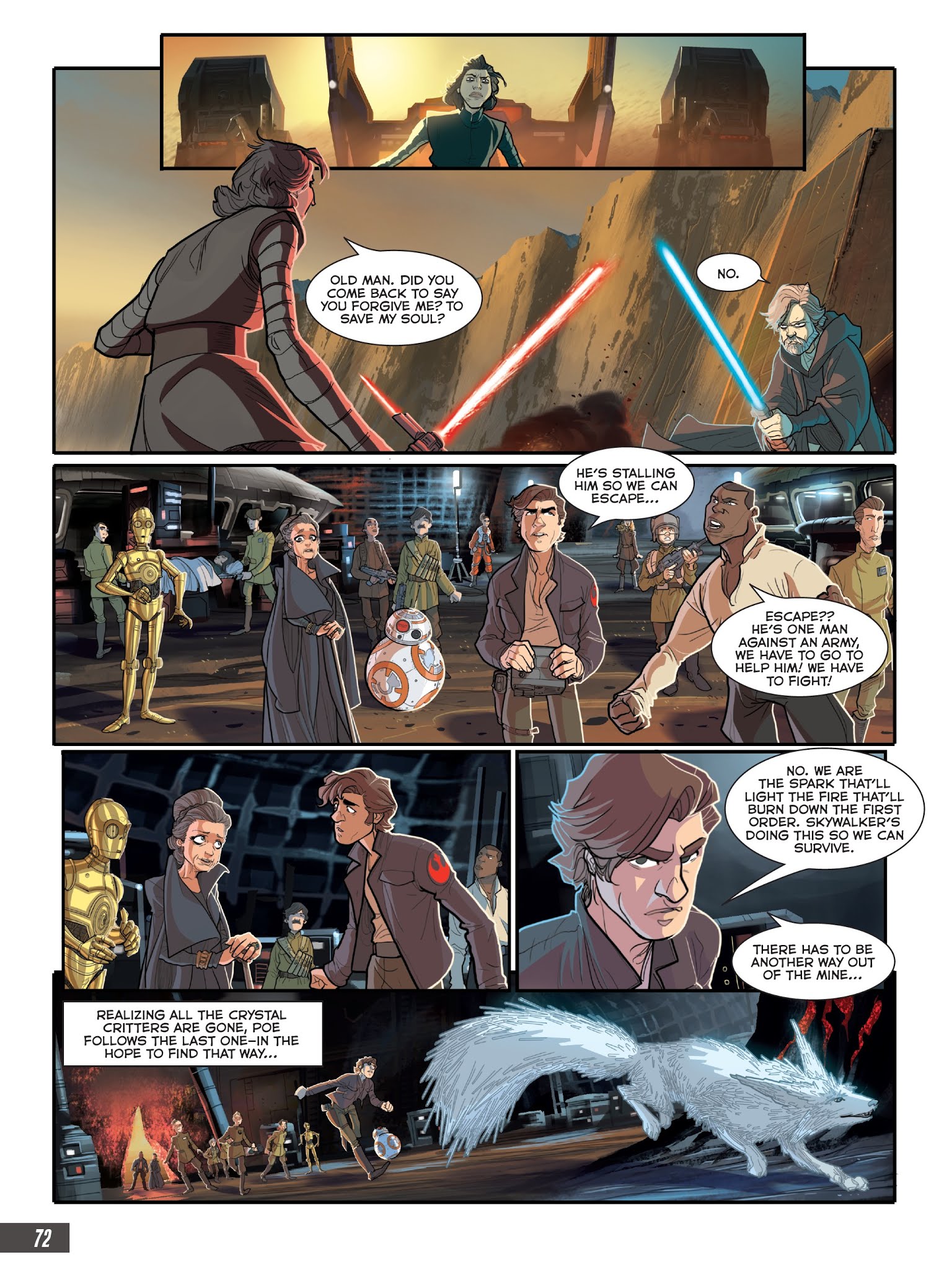 Read online Star Wars: The Last Jedi Graphic Novel Adaptation comic -  Issue # TPB - 74