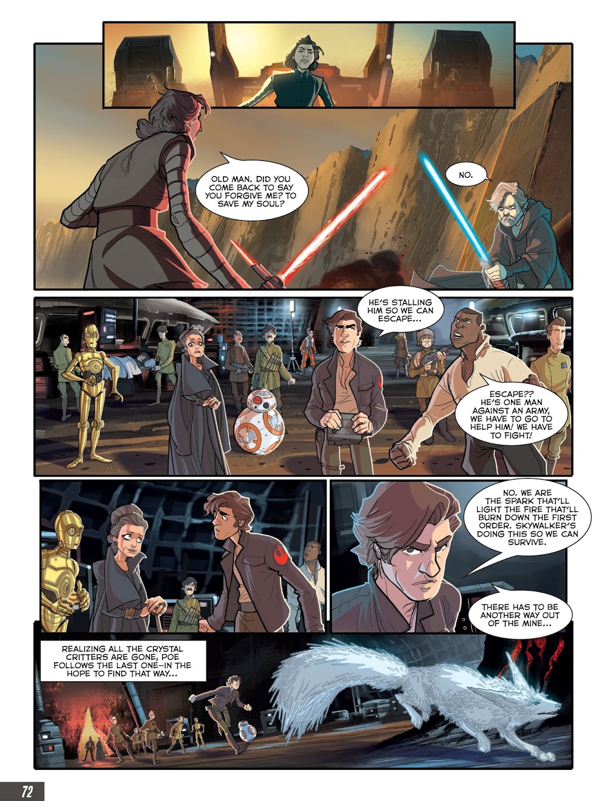 Star Wars: The Last Jedi Graphic Novel Adaptation issue TPB - Page 74
