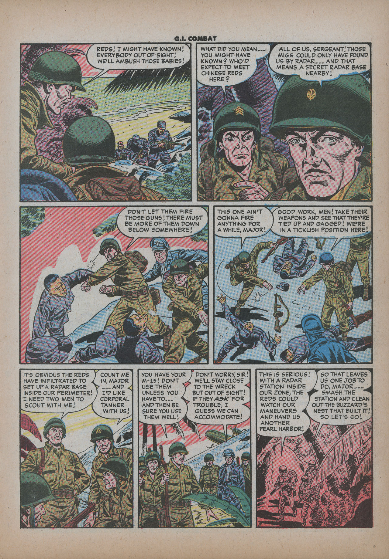 Read online G.I. Combat (1952) comic -  Issue #35 - 7