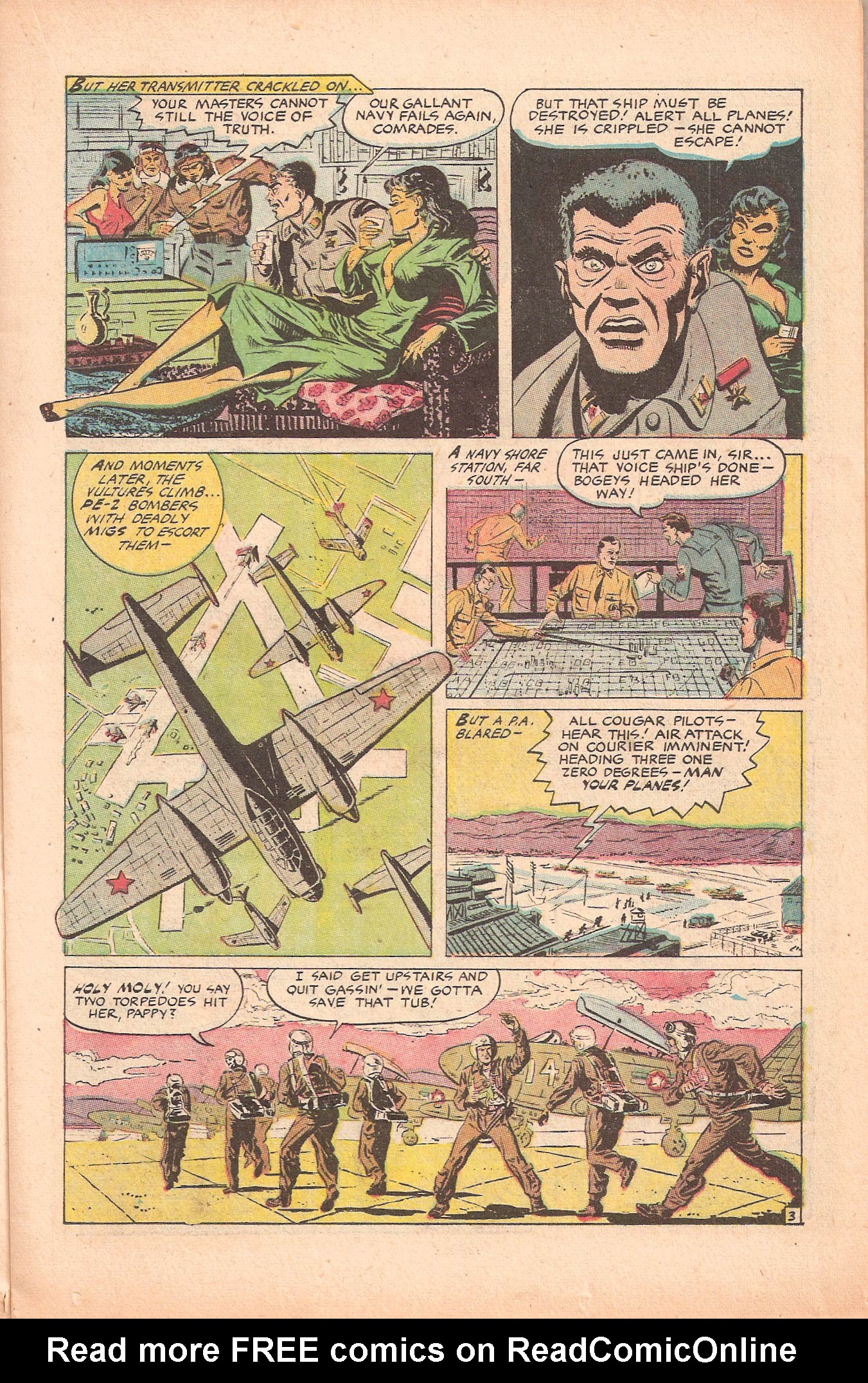 Read online War Birds (1952) comic -  Issue #1 - 15