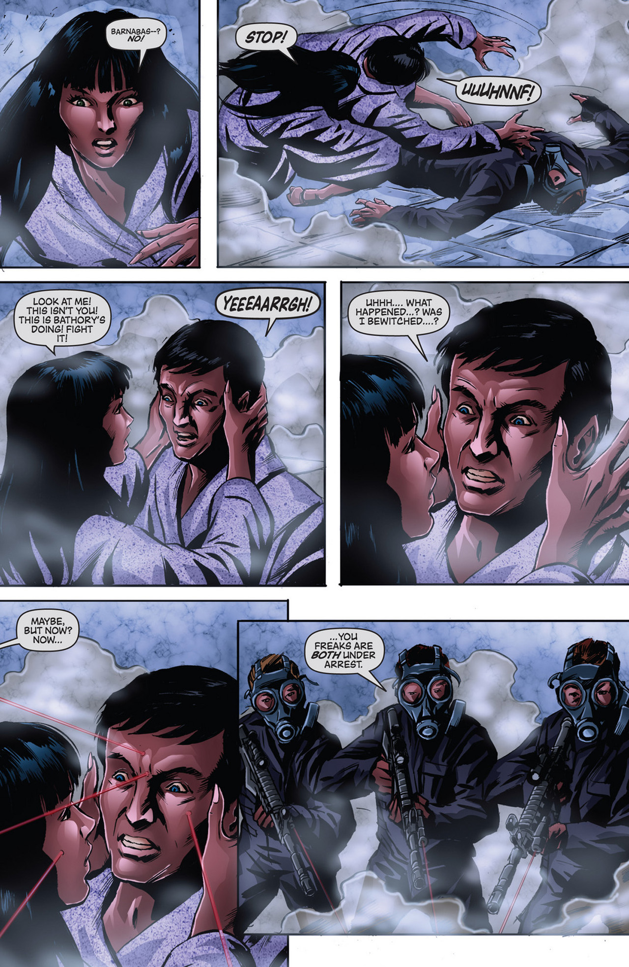 Read online Dark Shadows/Vampirella comic -  Issue #4 - 6