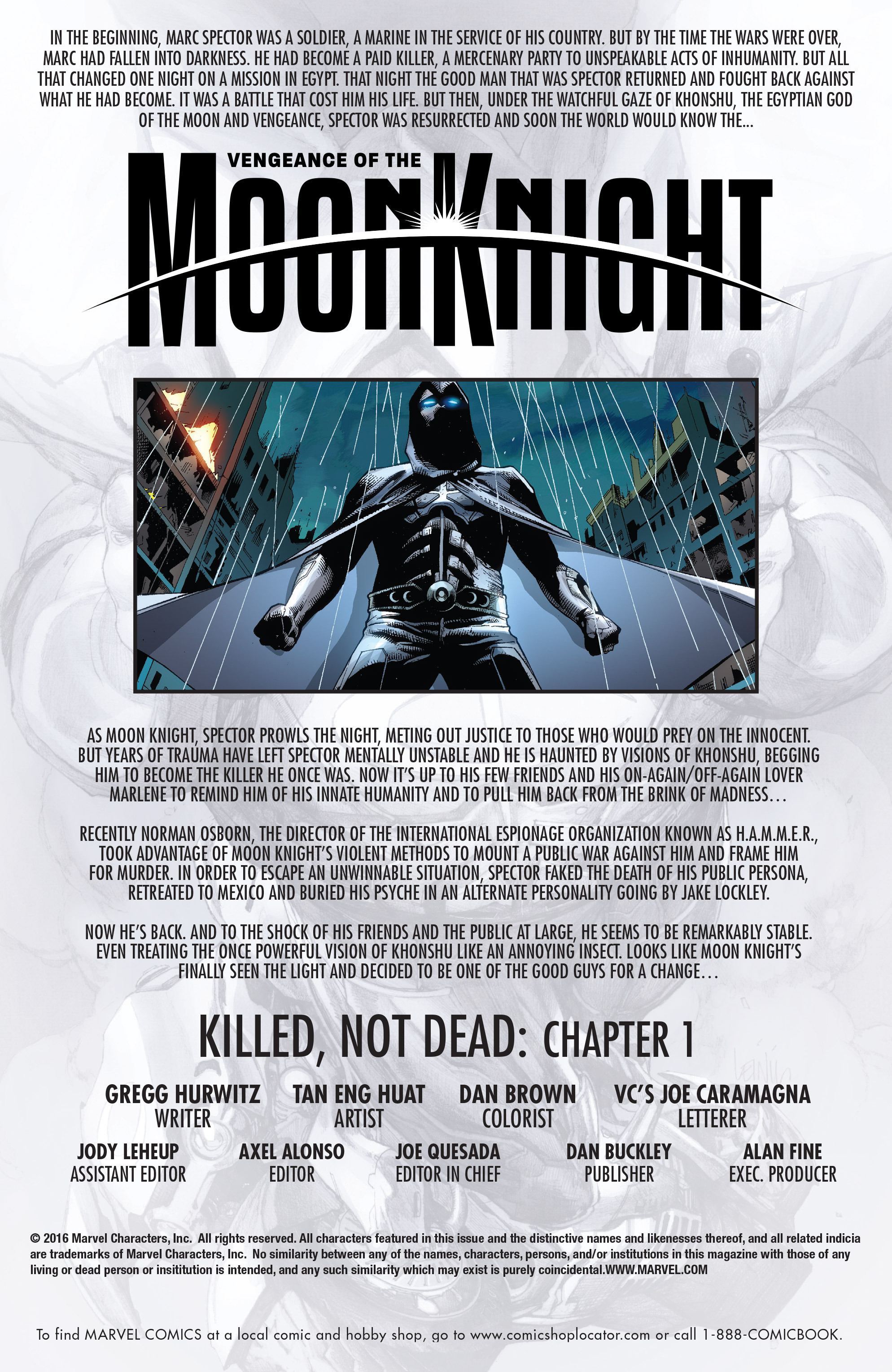 Read online Vengeance of the Moon Knight comic -  Issue #7 - 2