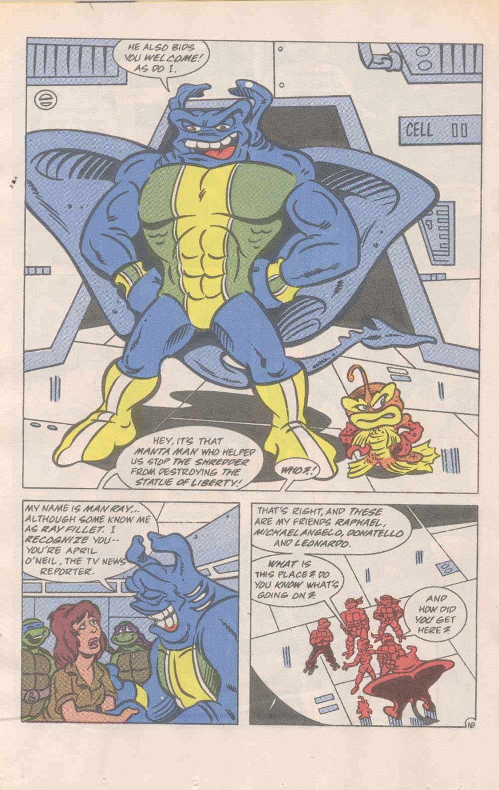 Read online Teenage Mutant Ninja Turtles Adventures (1989) comic -  Issue #16 - 19