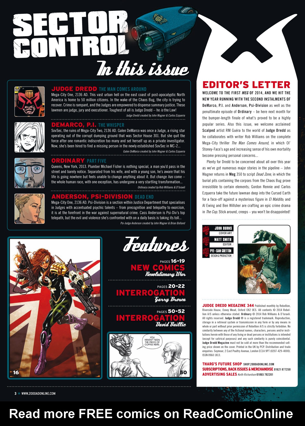 Read online Judge Dredd Megazine (Vol. 5) comic -  Issue #344 - 3