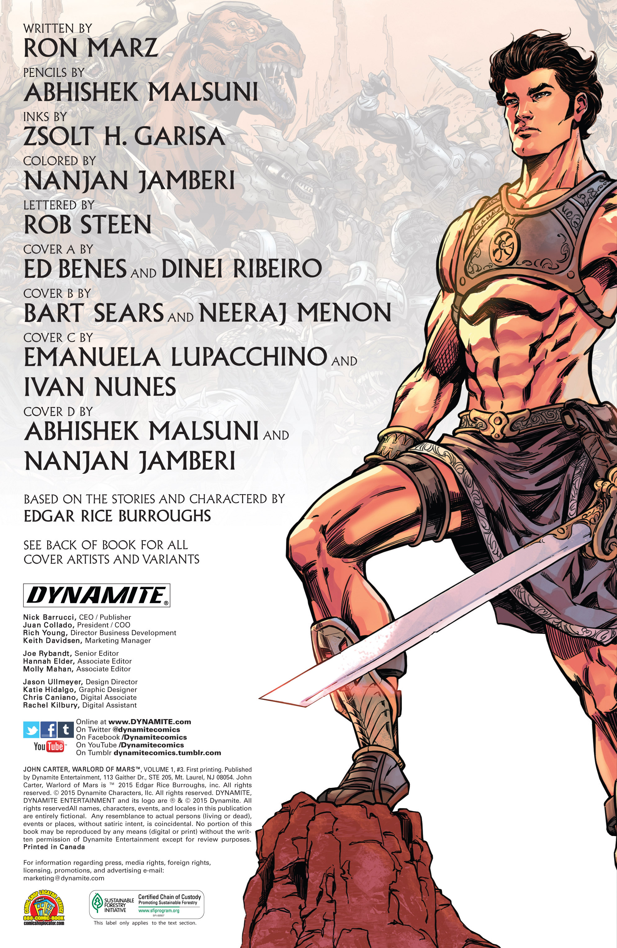 Read online John Carter, Warlord of Mars (2014) comic -  Issue #3 - 4