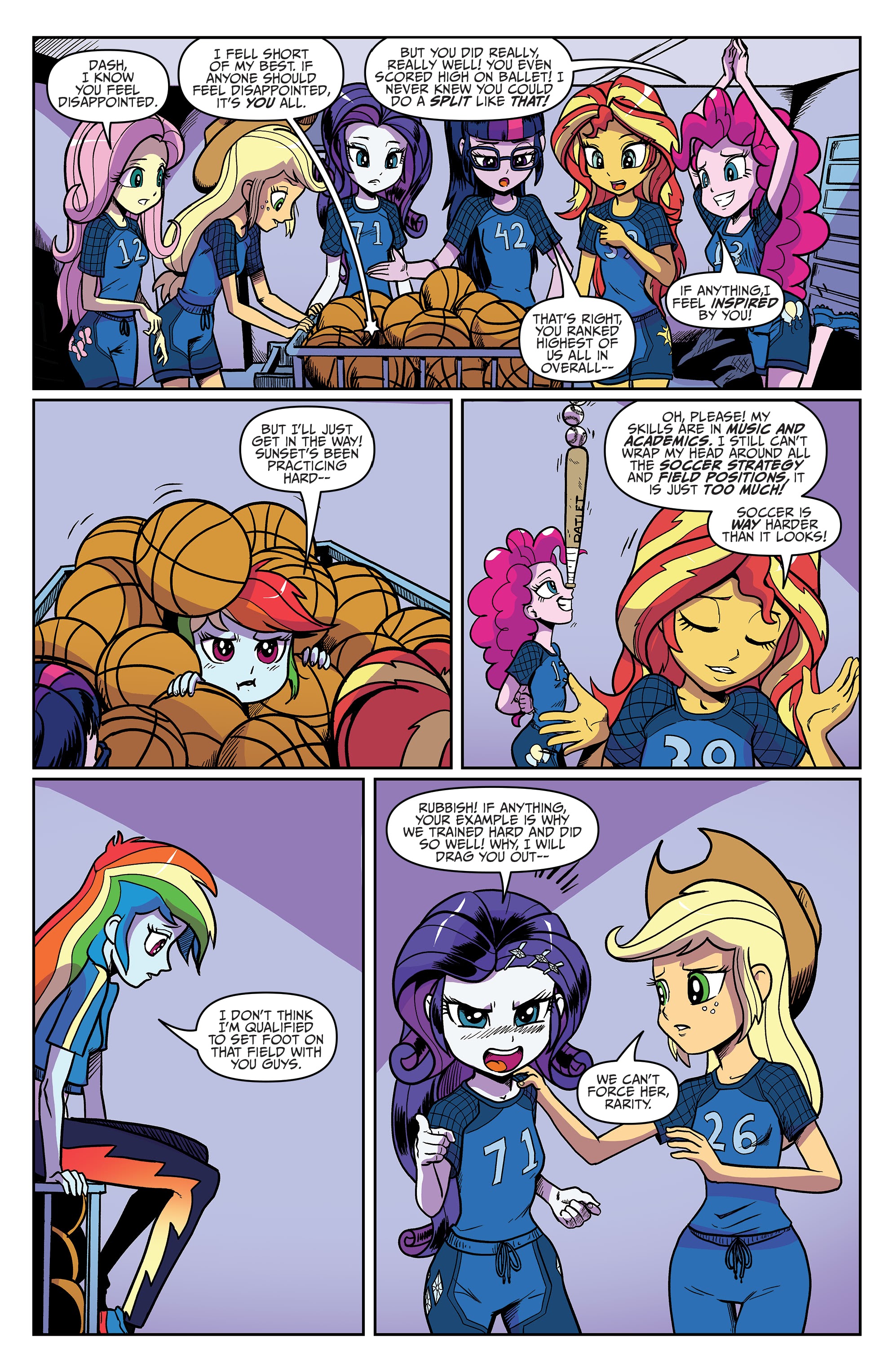 Read online My Little Pony Equestria Girls: Canterlot High: March Radness comic -  Issue # Full - 31