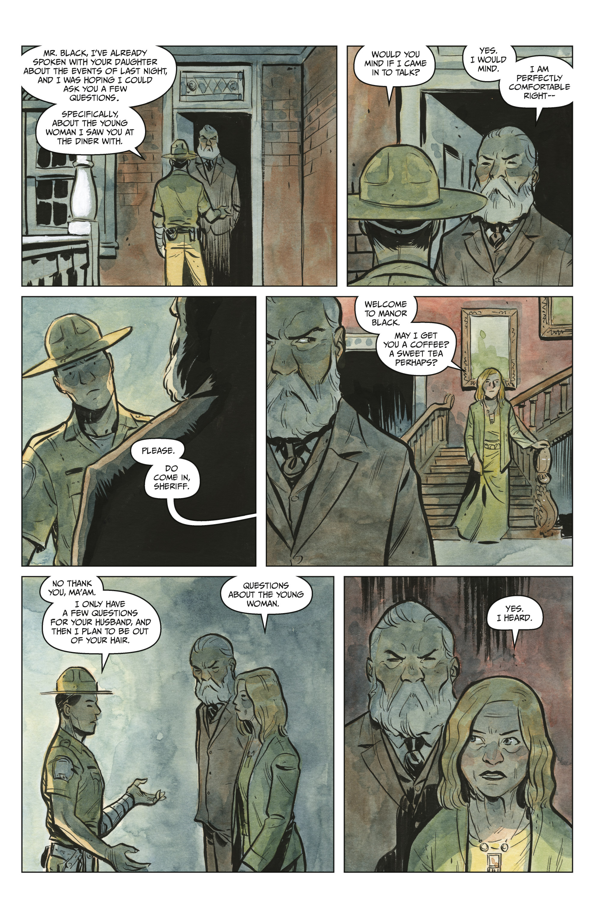 Read online Manor Black comic -  Issue #3 - 14