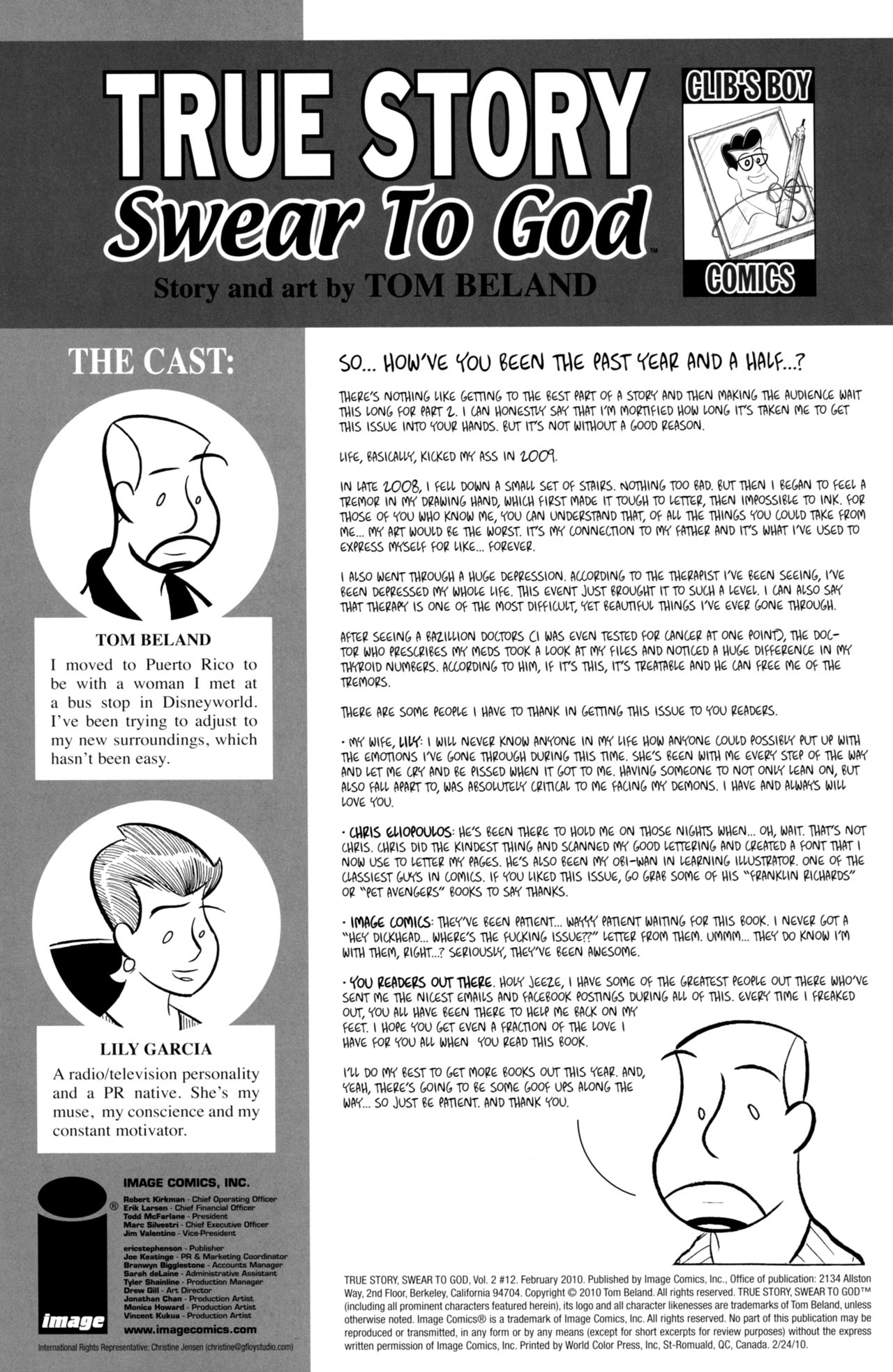 Read online True Story, Swear to God comic -  Issue #12 - 2