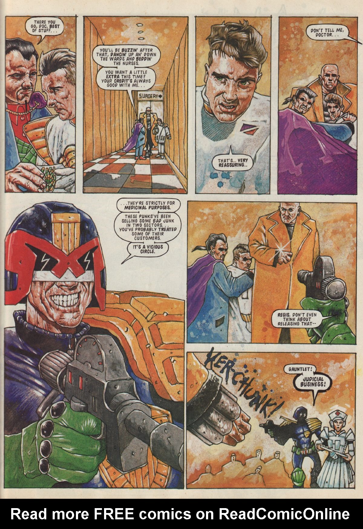 Read online Judge Dredd Megazine (vol. 3) comic -  Issue #8 - 9