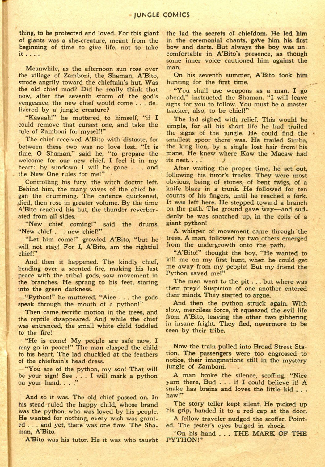 Read online Jungle Comics comic -  Issue #75 - 29