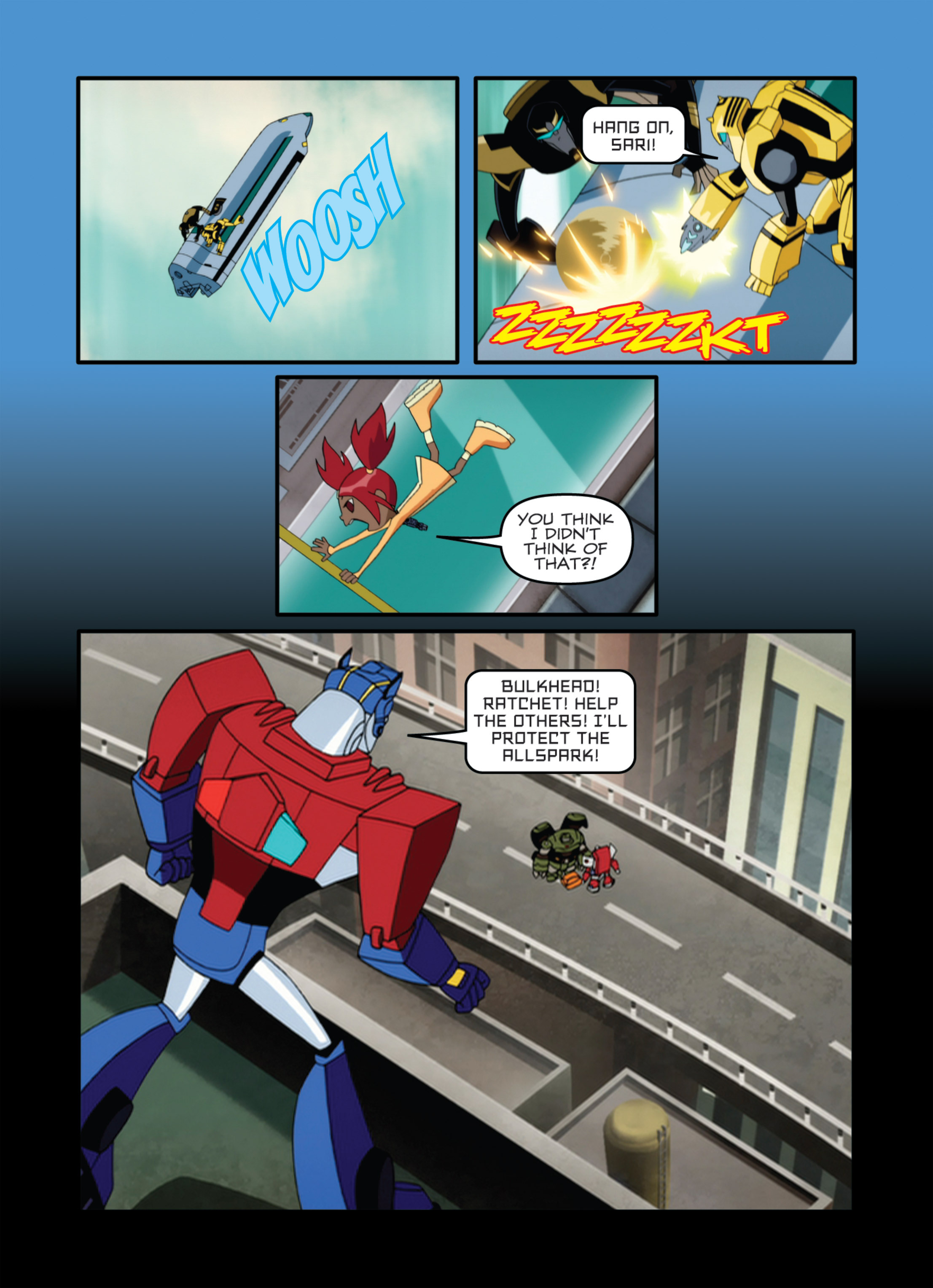 Read online Transformers Animated comic -  Issue #1 - 101