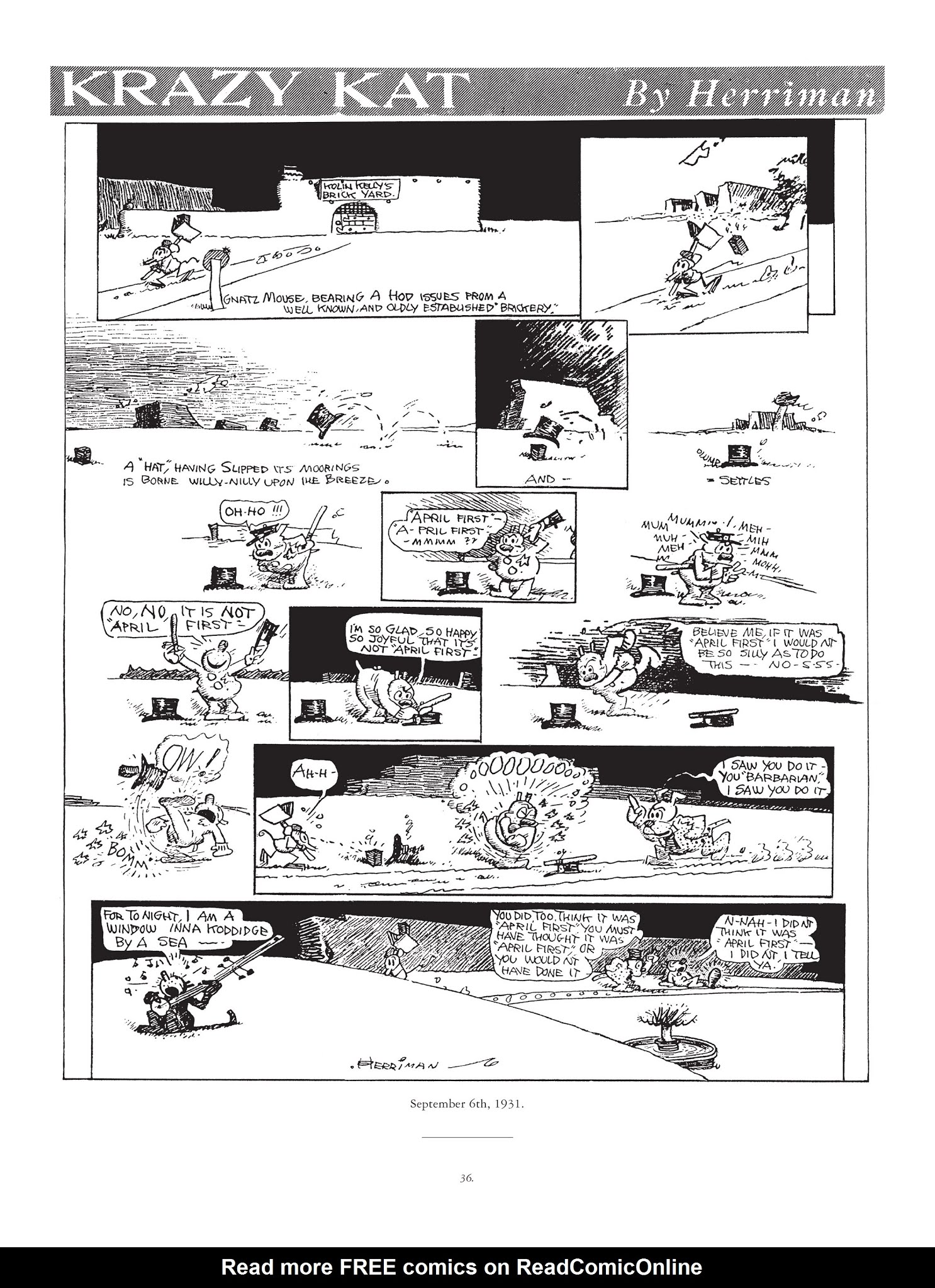 Read online Krazy & Ignatz comic -  Issue # TPB 7 - 33