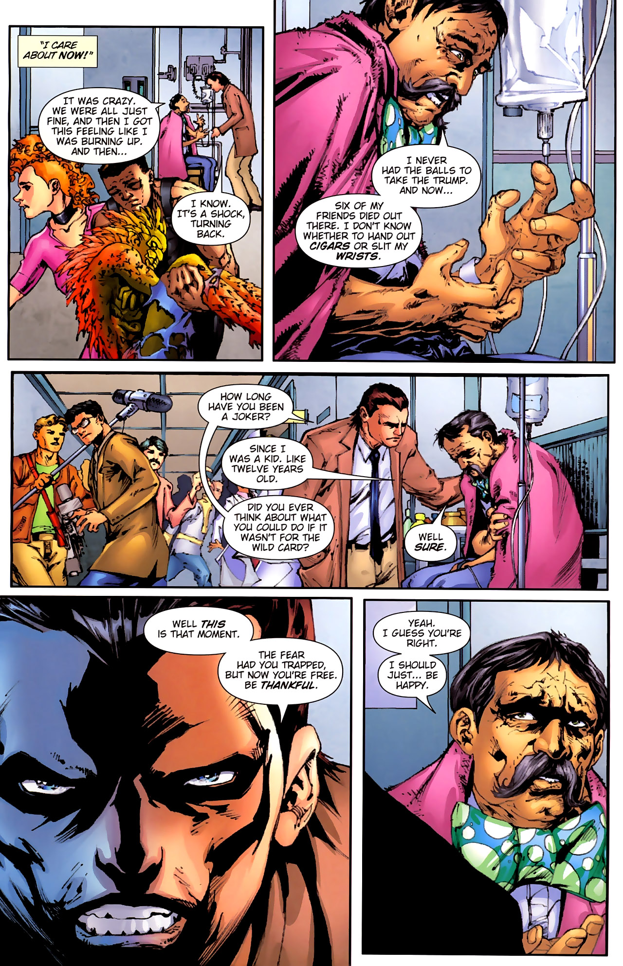 Read online George R.R. Martin's Wild Cards: The Hard Call comic -  Issue #4 - 8